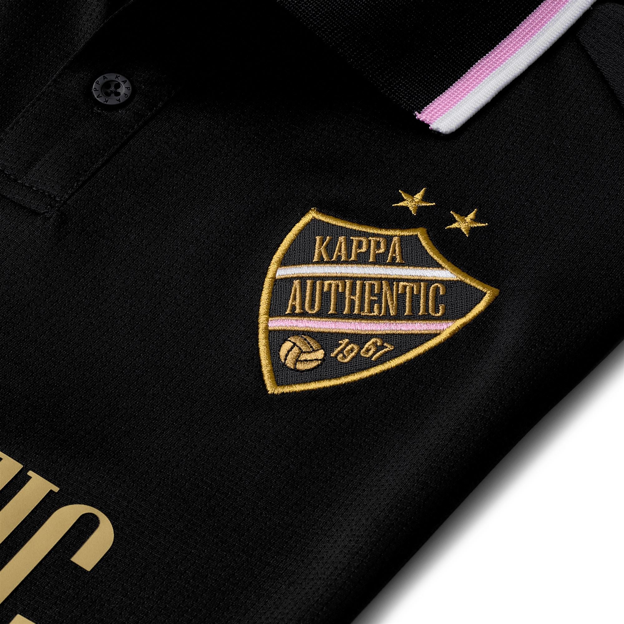 222 BANDA  STAFEN - Active Jerseys - Polo Shirt - Man - Black-Pink Prism-White-Yellow Gold Rich - Image 4