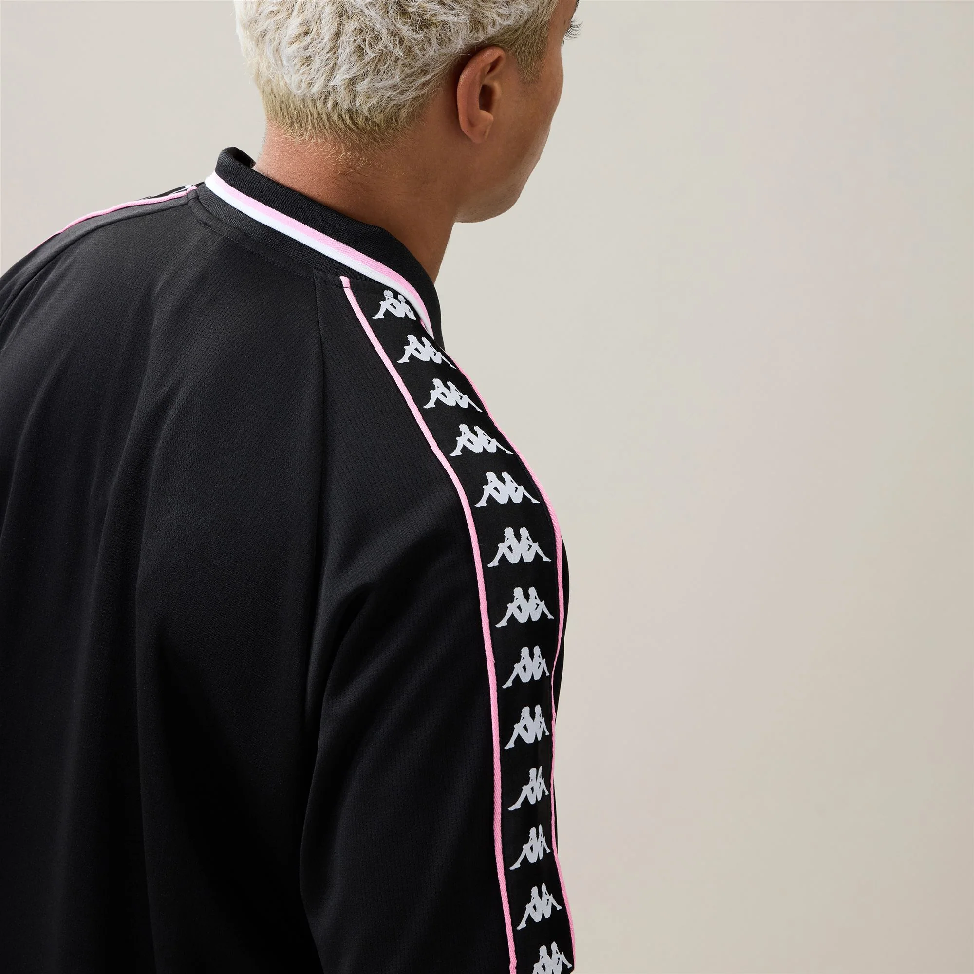 222 BANDA  STAFEN - Active Jerseys - Polo Shirt - Man - Black-Pink Prism-White-Yellow Gold Rich - Image 7