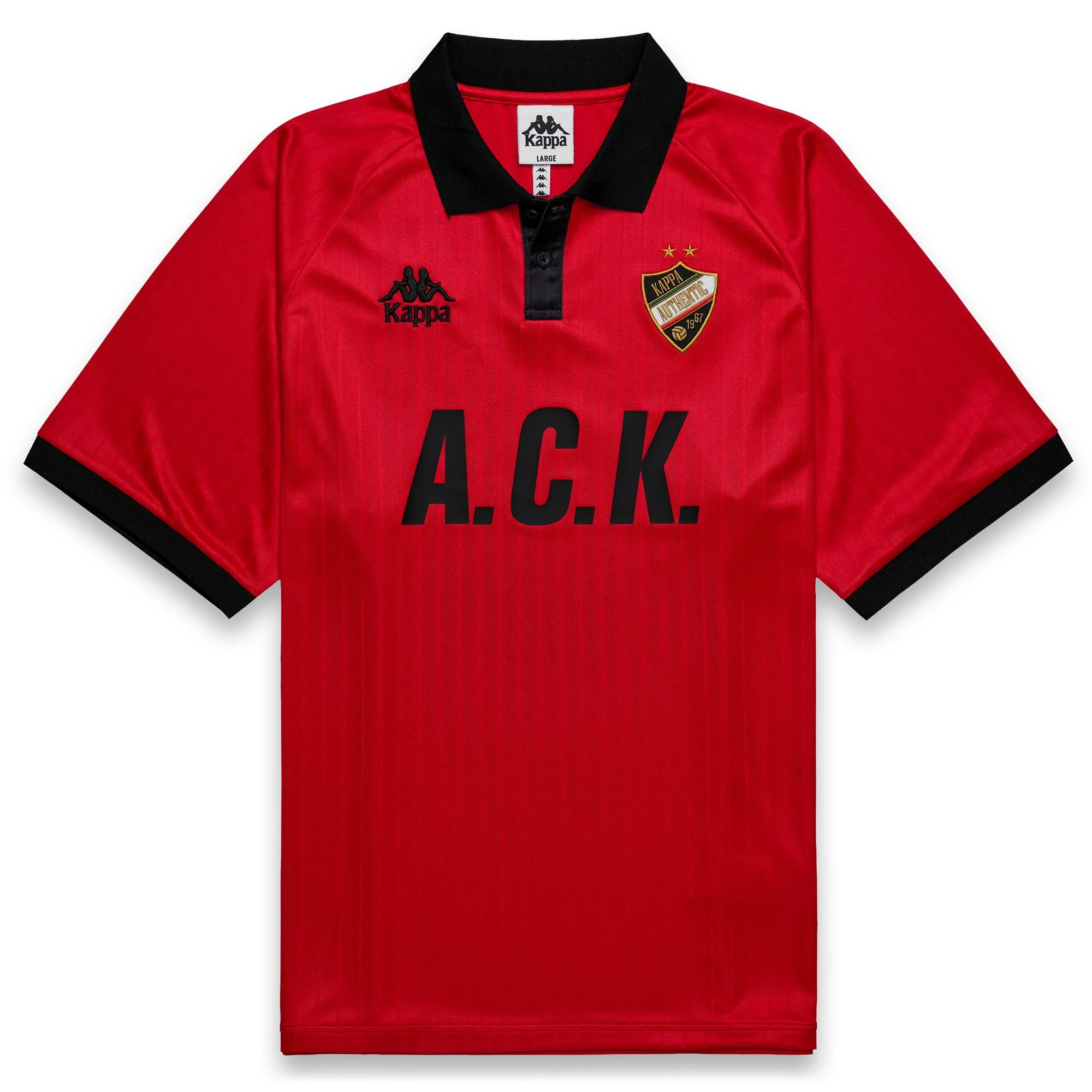AUTHENTIC   SLOAN - Active Jerseys - Polo Shirt - Man - Red Md Coral-Black - Image 2