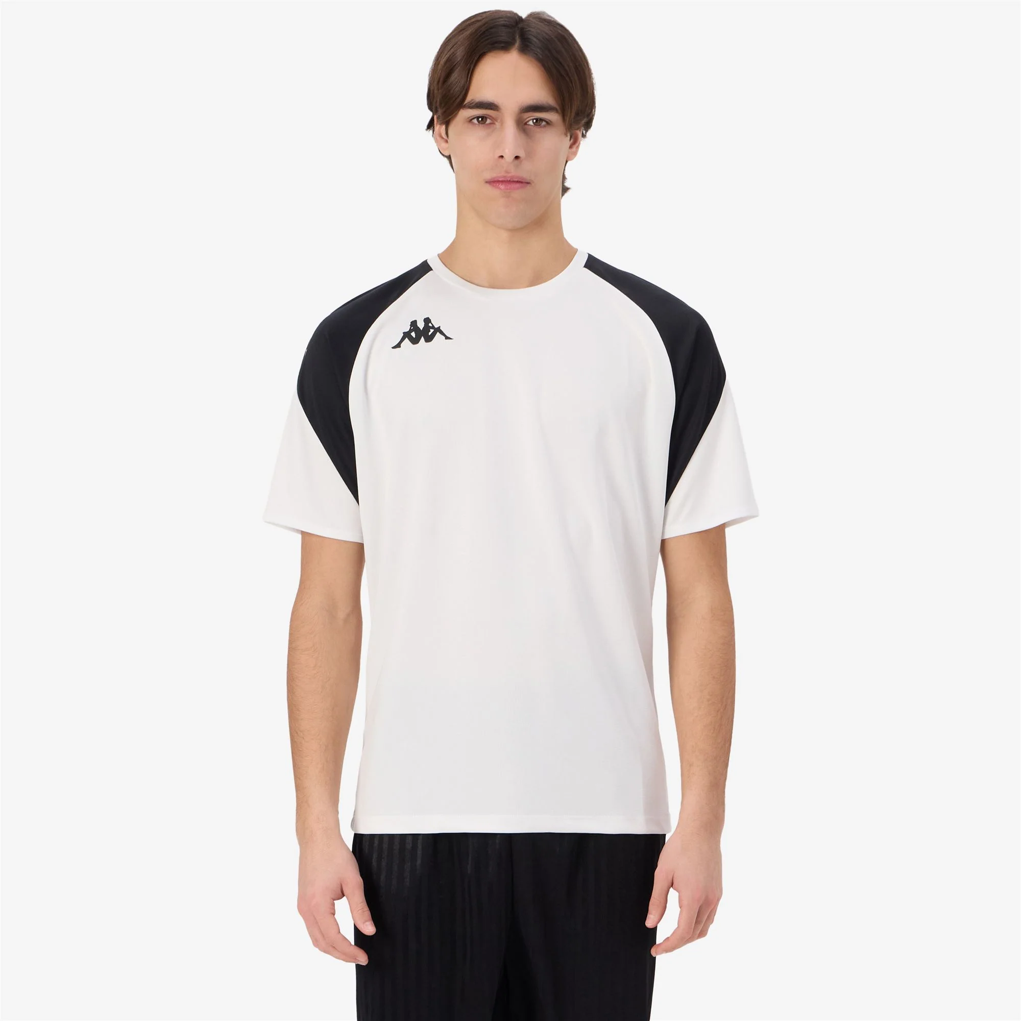 KAPPA4FOOTBALL  LORETO - Active Jerseys - Shirt - Man - WHITE-BLACK - Image 4