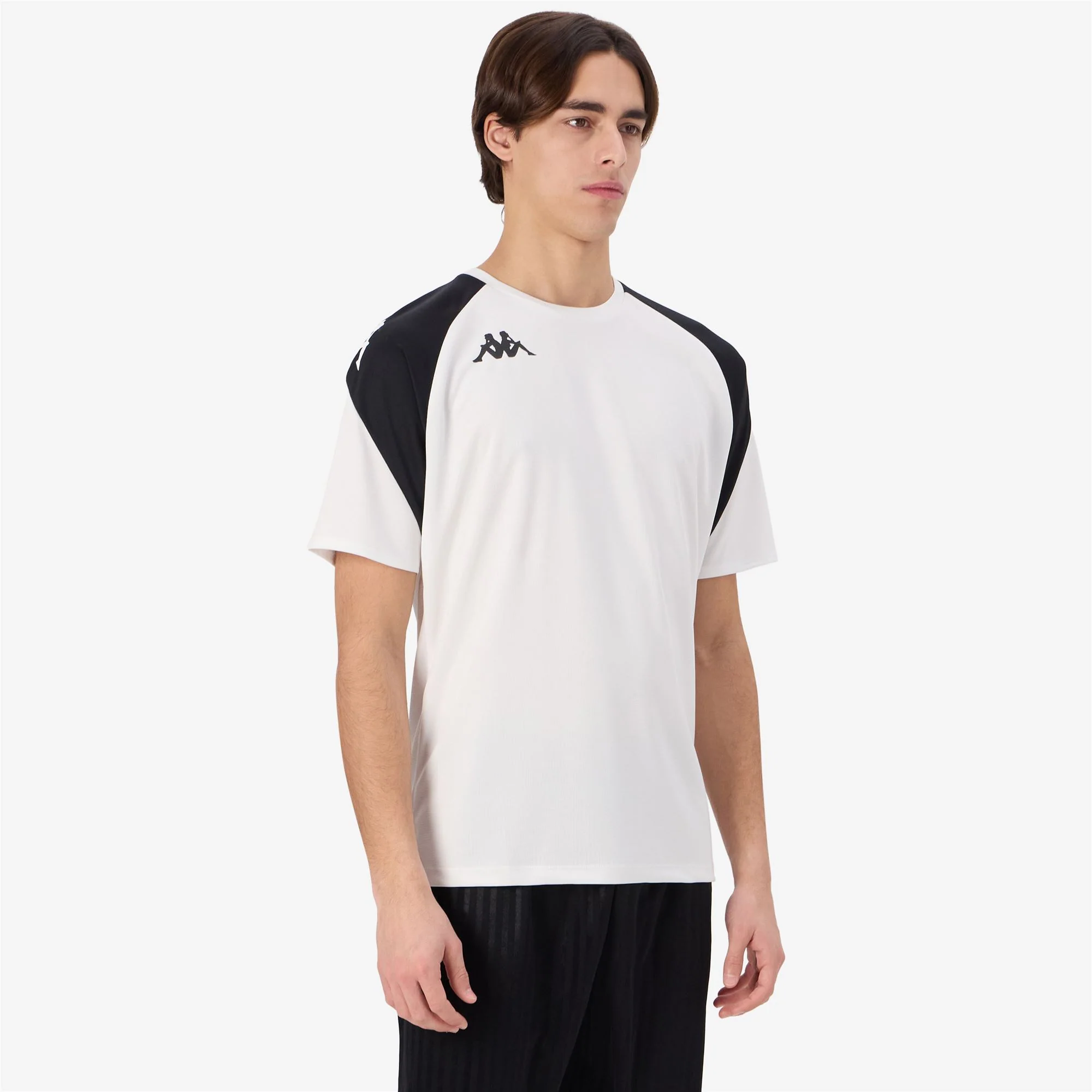 KAPPA4FOOTBALL  LORETO - Active Jerseys - Shirt - Man - WHITE-BLACK - Image 5