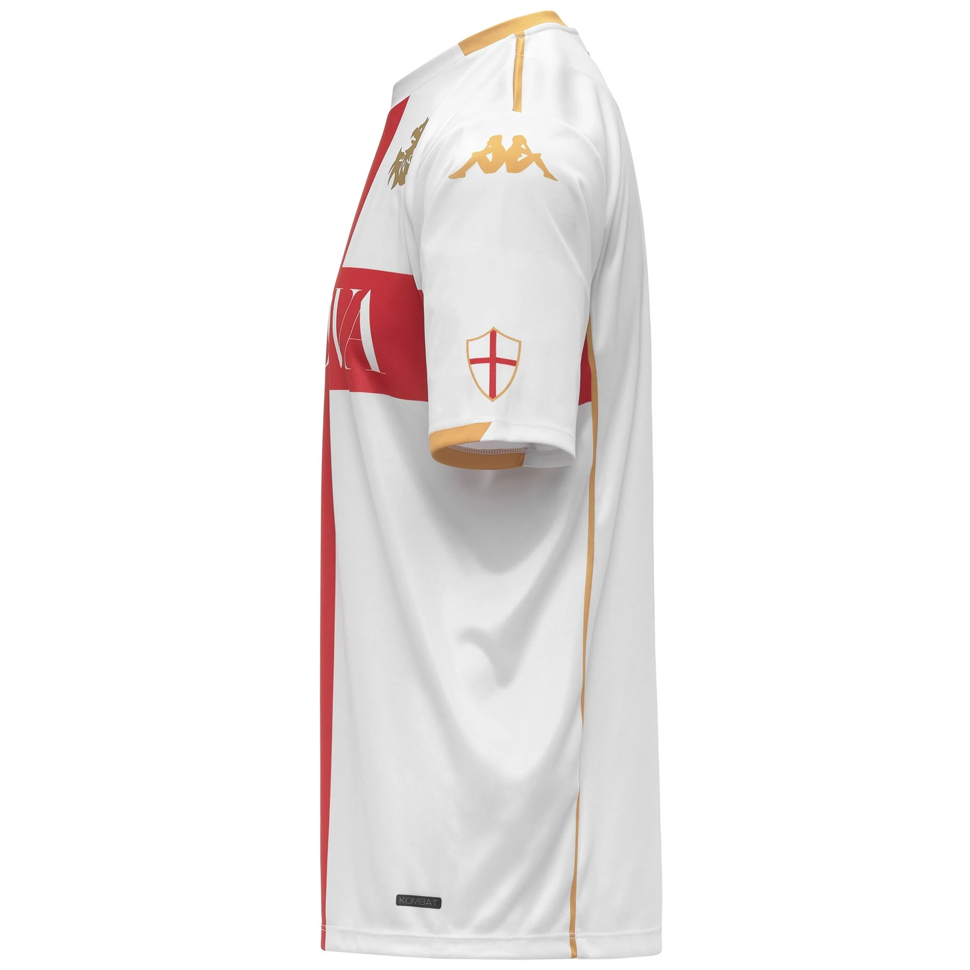 KOMBAT EXTRA 2026 AWAY GENOA - Active Jerseys - Shirt - Man - WHITE-RED BLAZE-YELLOW GOLD RICH - Image 4