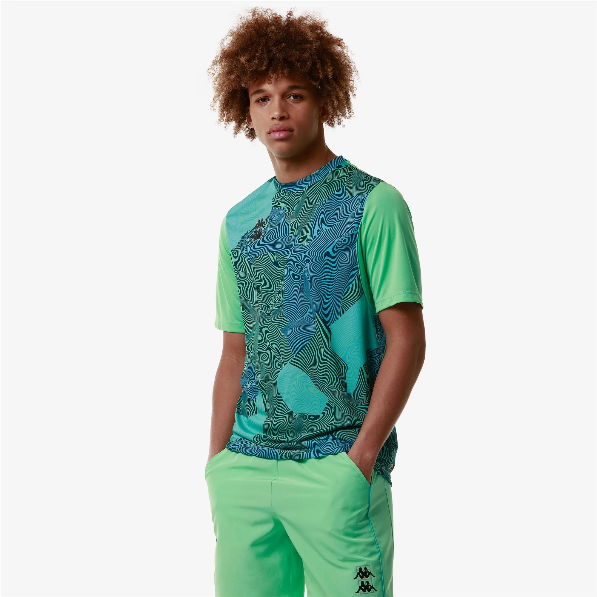 KOMBAT PADEL FIER - Active Jerseys - Shirt - Man - GREEN SPRING-GREEN AQUA-TURQUOISE LT-BLUE - Image 6
