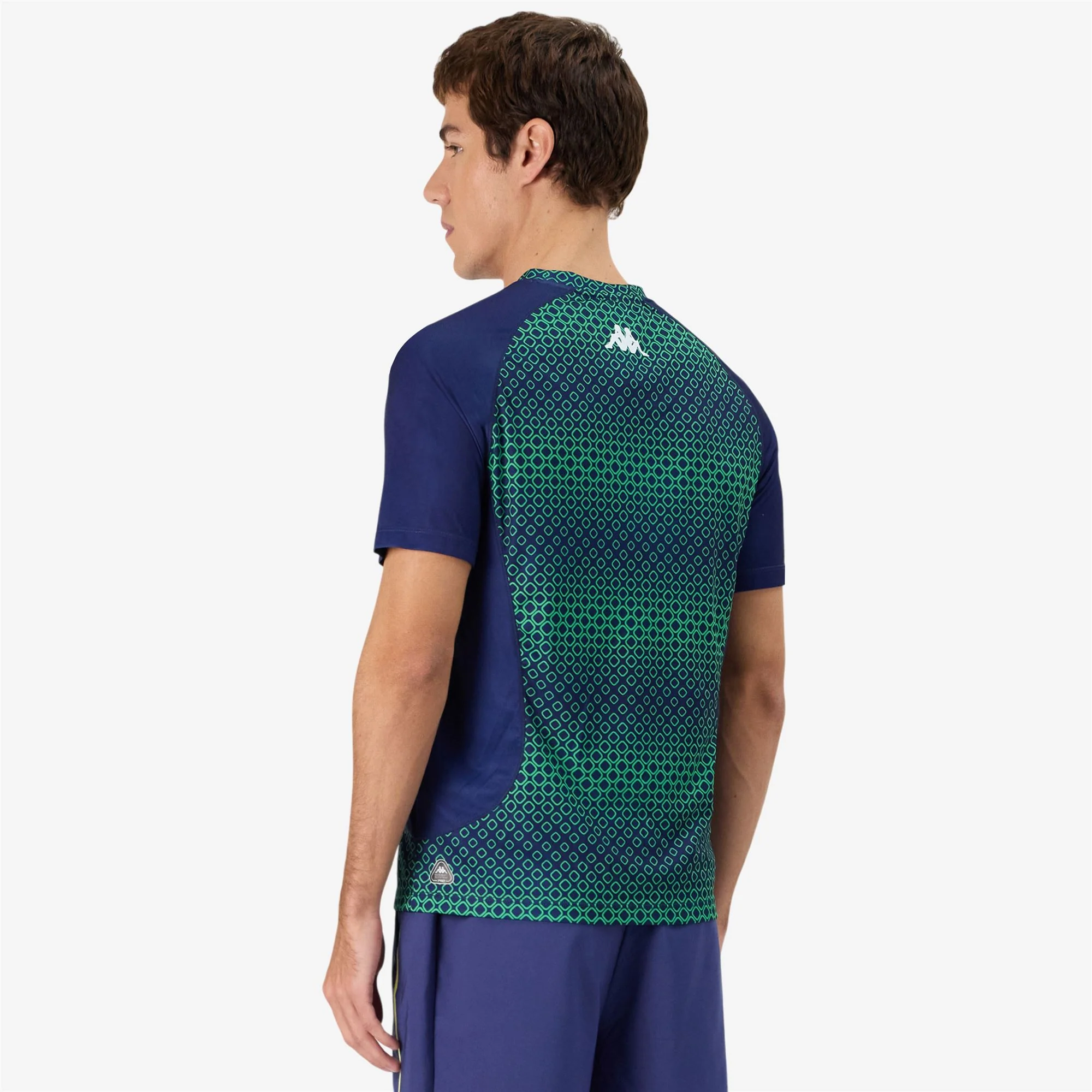 KOMBAT PADEL FUGOSI - Active Jerseys - Shirt - Man - BLUE TWILIGHT-BLUE SAPPHIRE-GREEN FLUO - Image 3