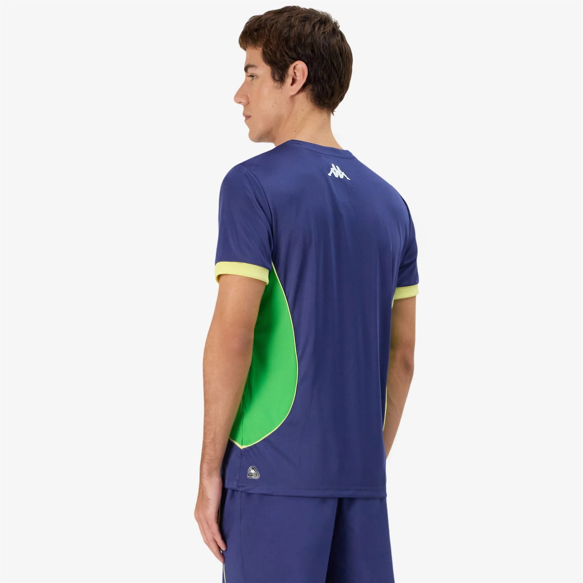 KOMBAT PADEL GHINO - Active Jerseys - Shirt - Man - BLUE TWILIGHT-GREEN FLUO-YELLOW LT SULPHUR - Image 3