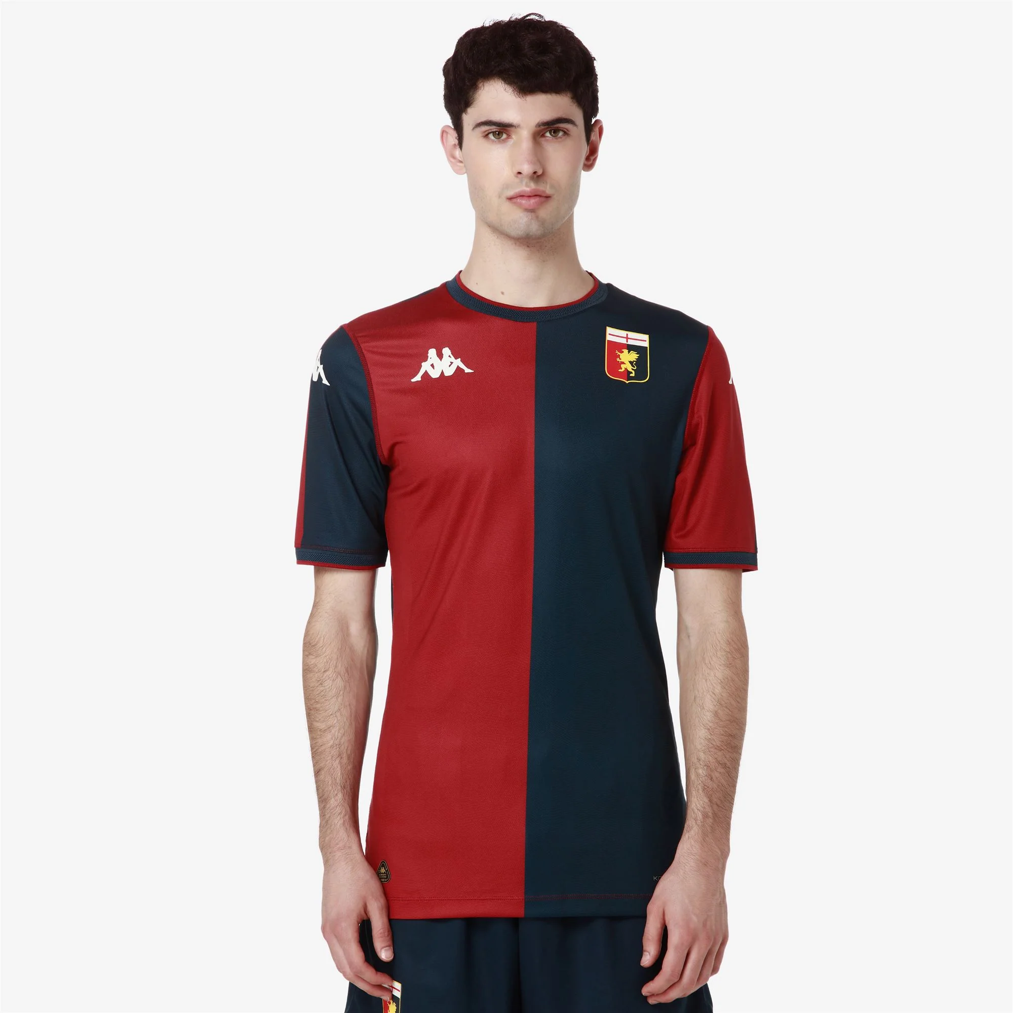 KOMBAT PRO 2025 GENOA - Active Jerseys - Shirt - Man - RED DK DAHLIA-BLUE DK - Image 6