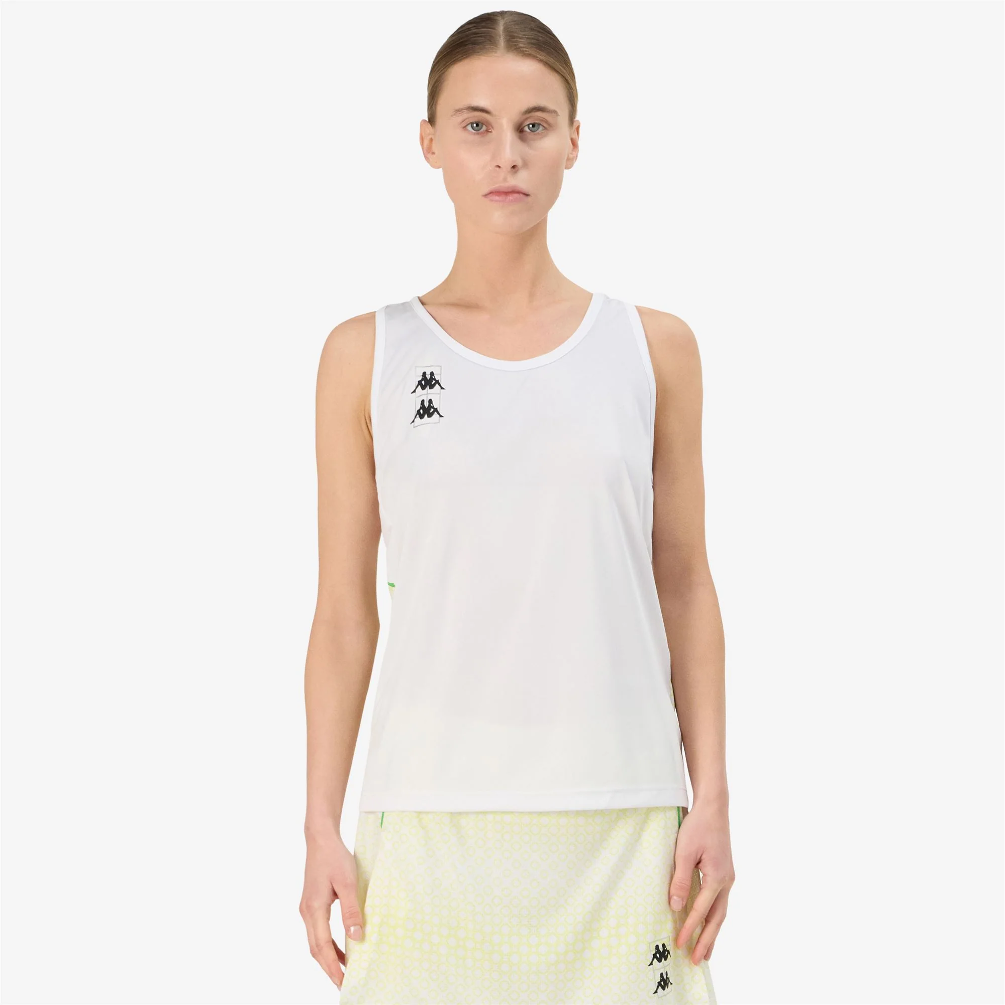 KOMBAT PADEL FRE 2 - Active Jerseys - Tank - Woman - WHITE-GREEN FLUO-YELLOW LT SULPHUR - Image 6