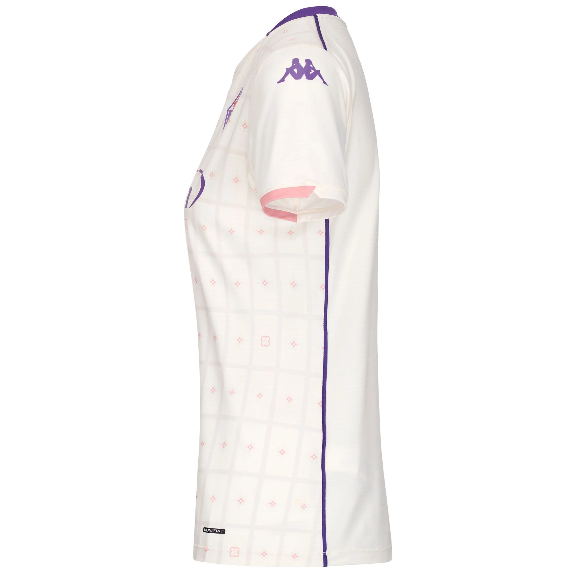 KOMBAT PRO 2026 AWAY FIORENTINA - Active Jerseys - Shirt - Woman - WHITE WHISPER-VIOLET INDIGO-PINK DK DUSTY - Image 4