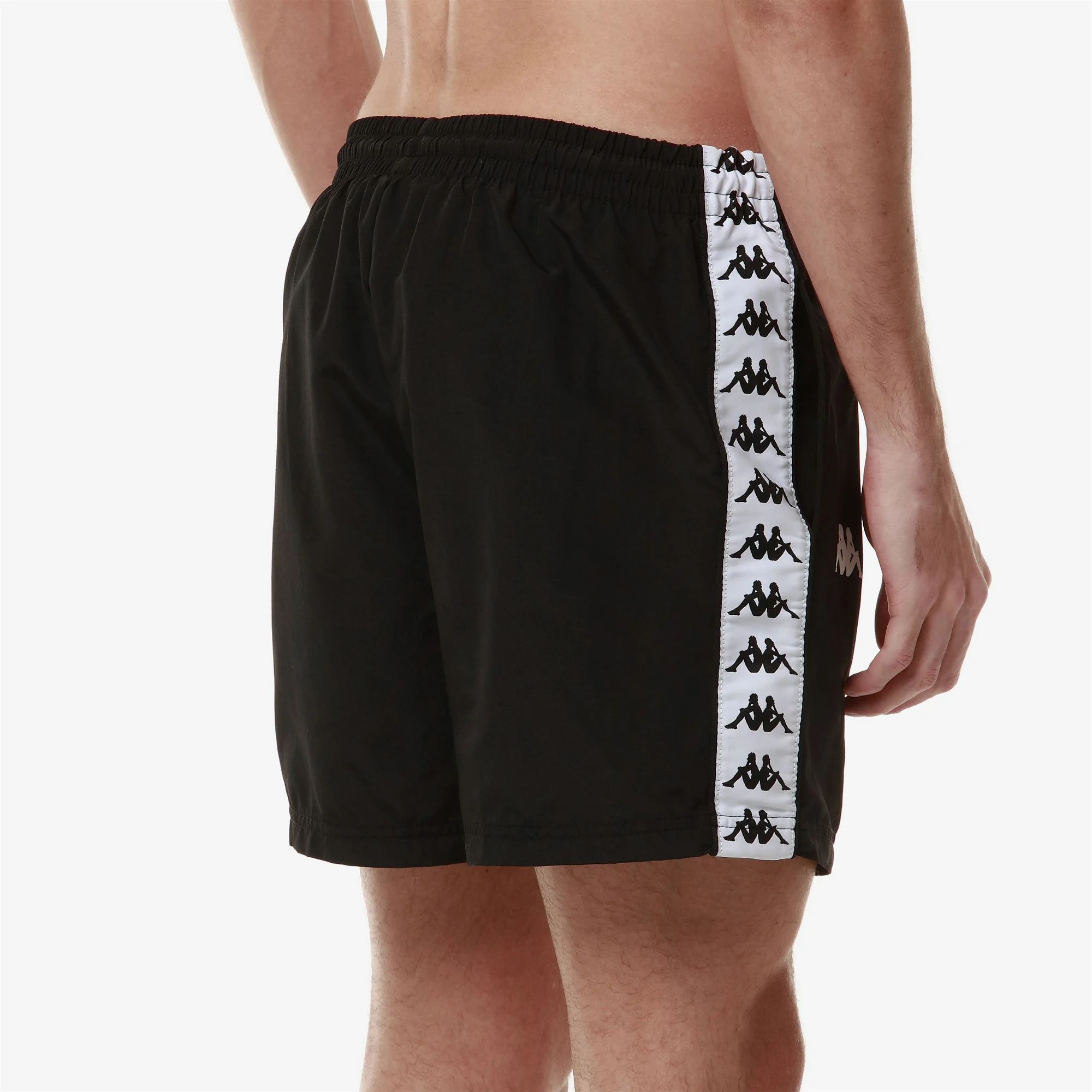 222 BANDA    CONEY - Bathing Suits - Swimming Trunks - Man - BLACK-WHITE - Image 6