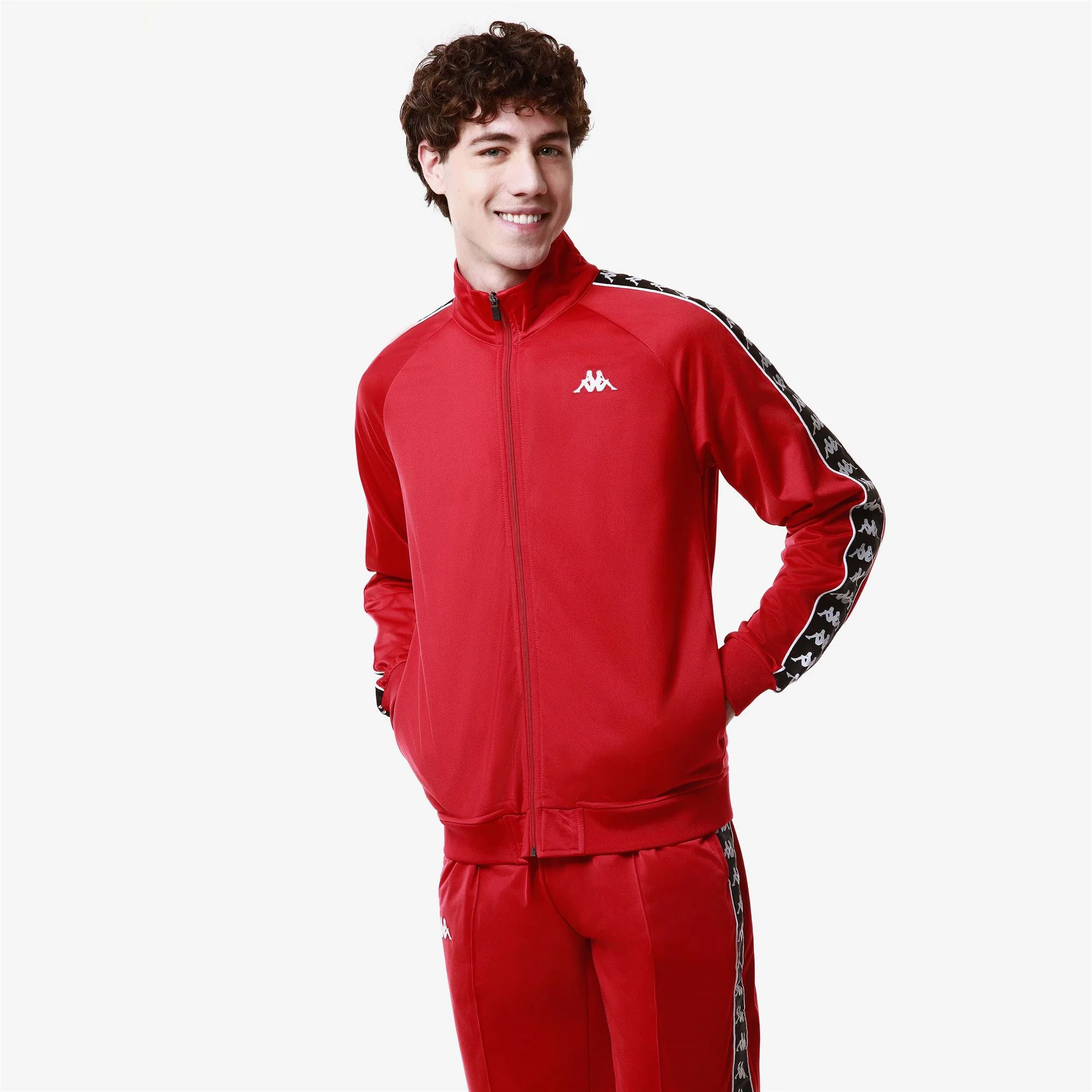 222 BANDA ANNISTON SLIM - Fleece - Jacket - Man - RED-BLACK - Image 4