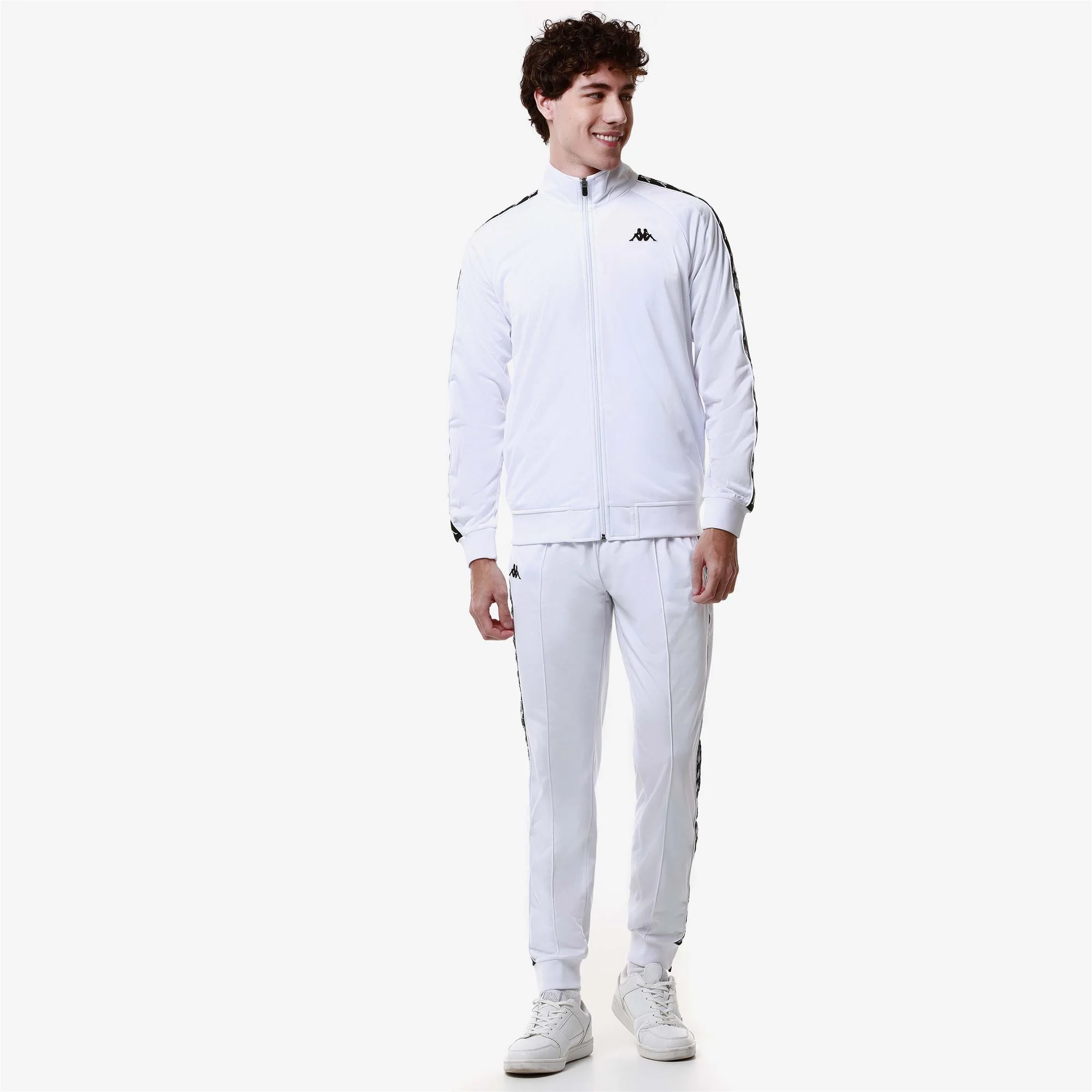222 BANDA      ANNISTON SLIM - Fleece - Jacket - Man - WHITE-BLACK - Image 4