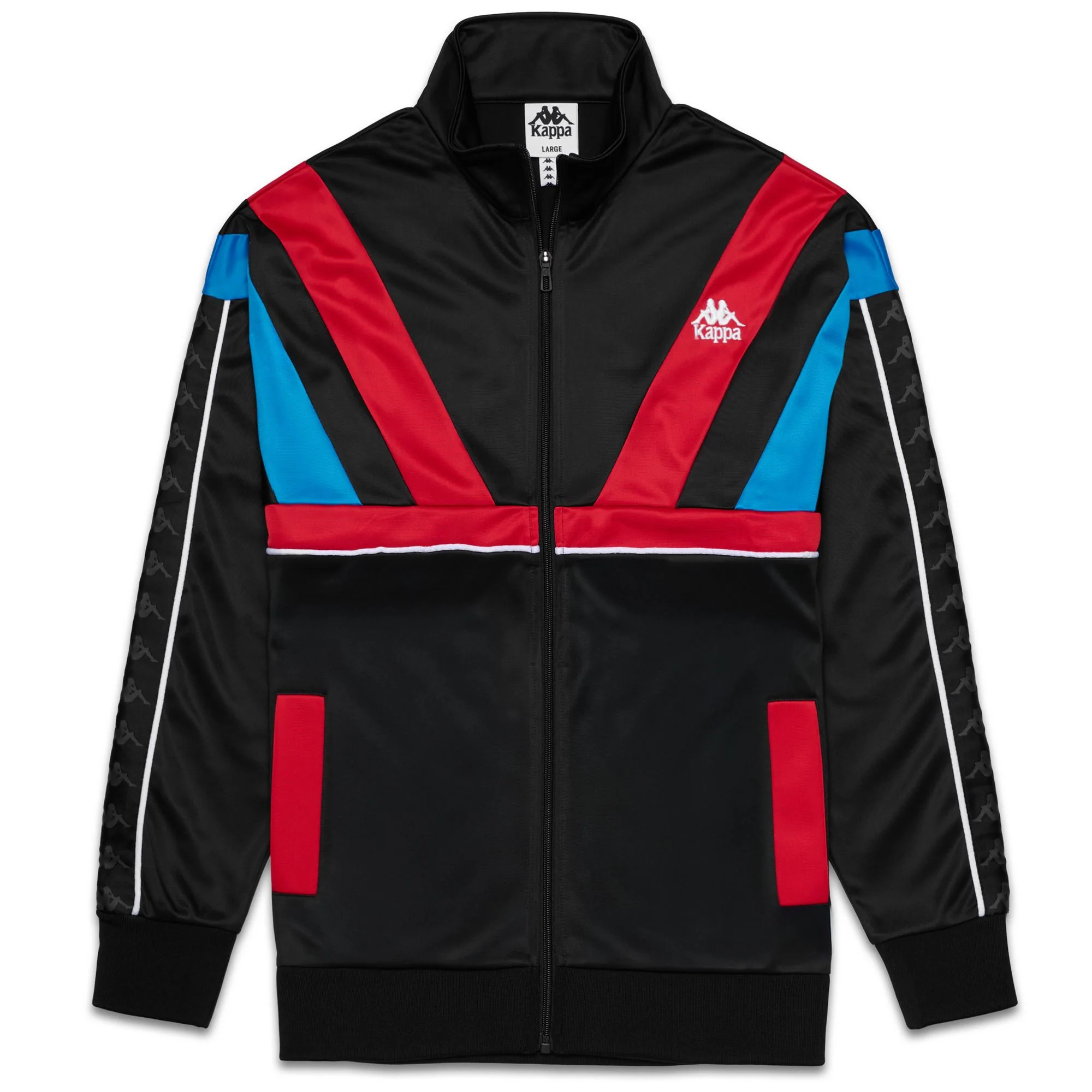 ORLANDO - Fleece - Jacket - Man - Black-Red Racing-Blue Sea - Image 2