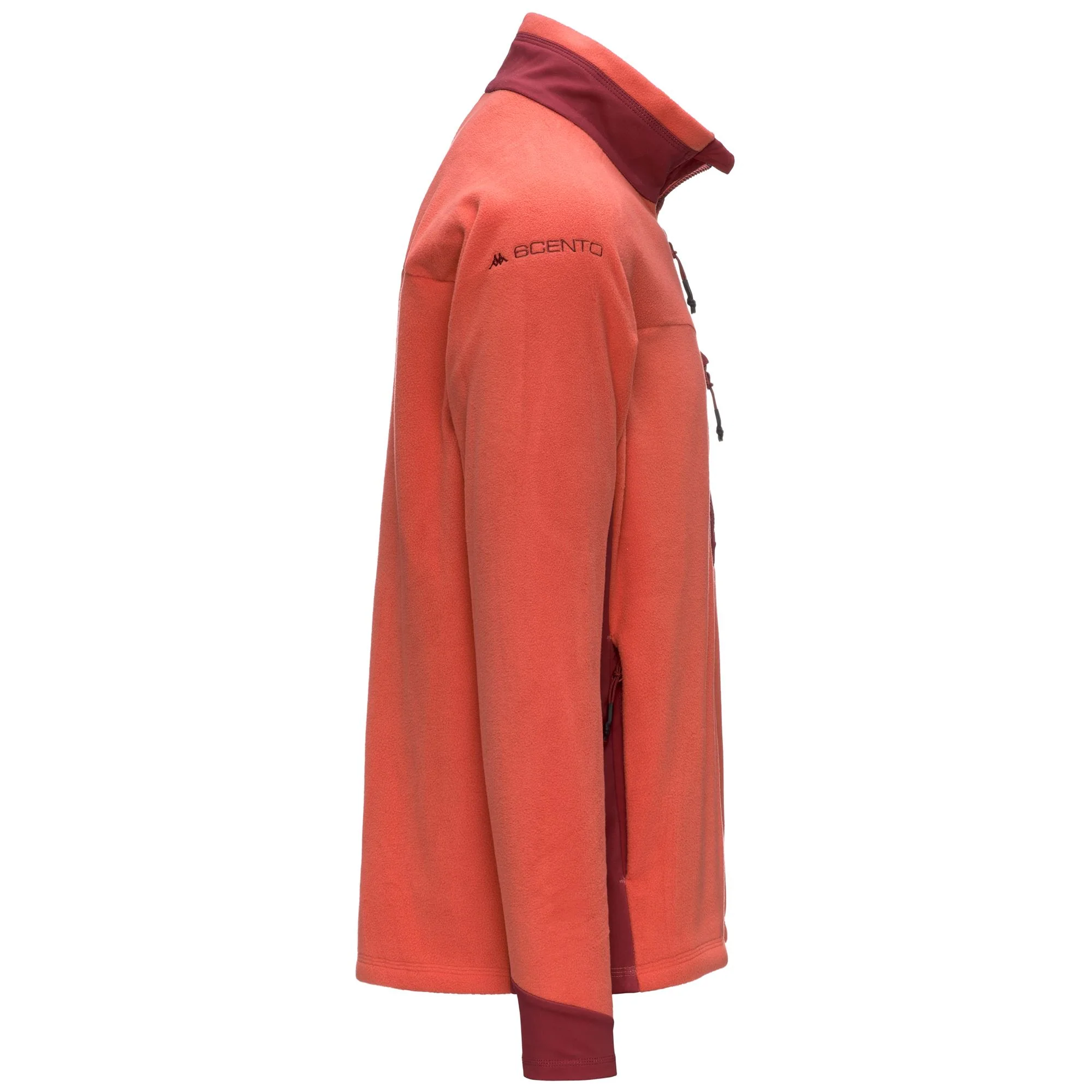 672 - Fleece - Jacket - Man - Orange-RED - Image 3