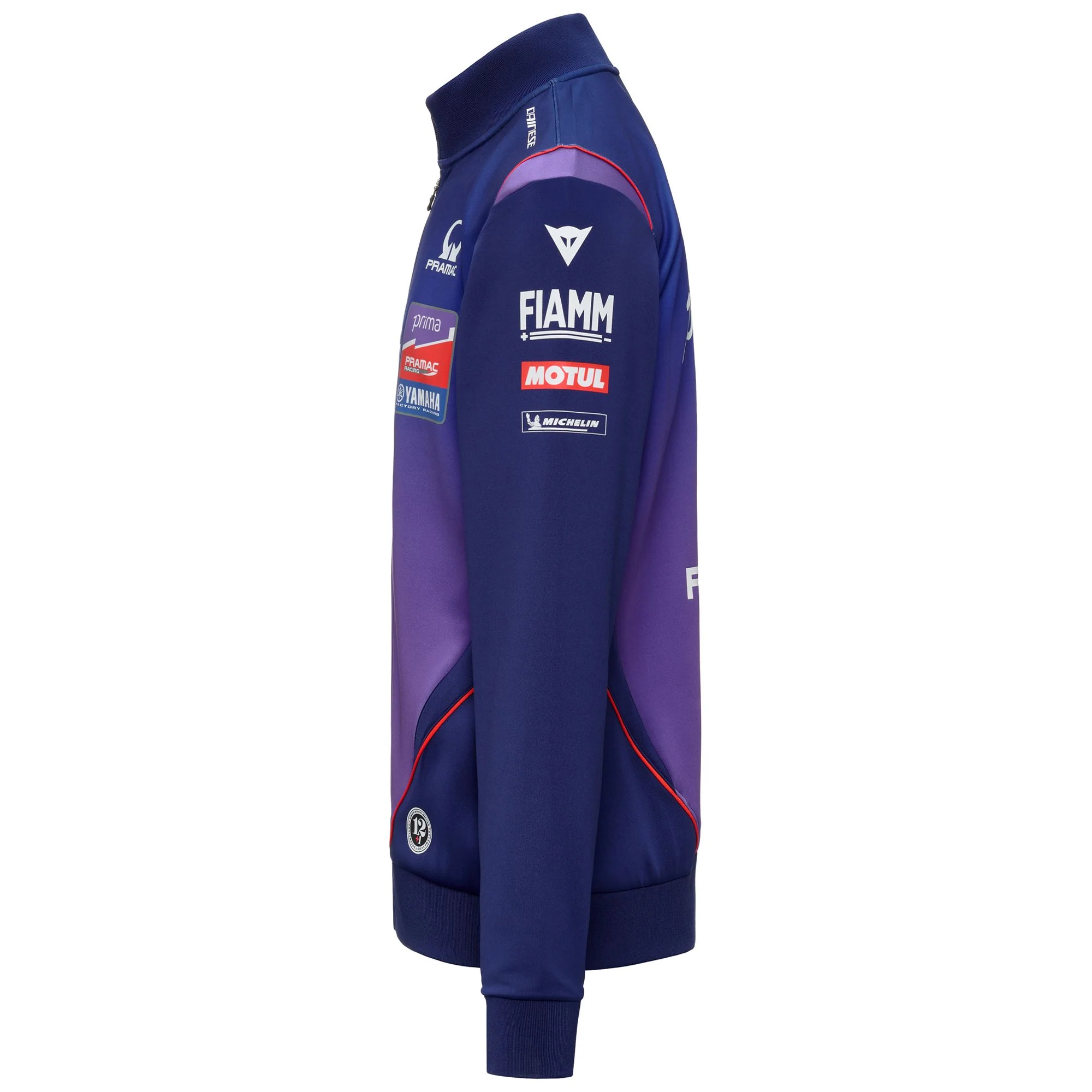 ATRISAXO PRAMAC - Fleece - Jacket - Man - BLUE PRINT-VIOLET DEEP LAVANDER- ORANGE TOMATO - Image 4