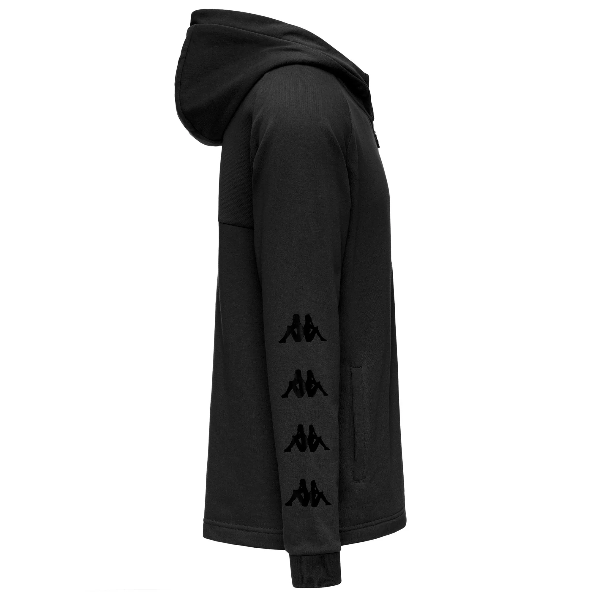 IGOJOSO - Fleece - Hoodie Full Zip - Man - Black - Image 2