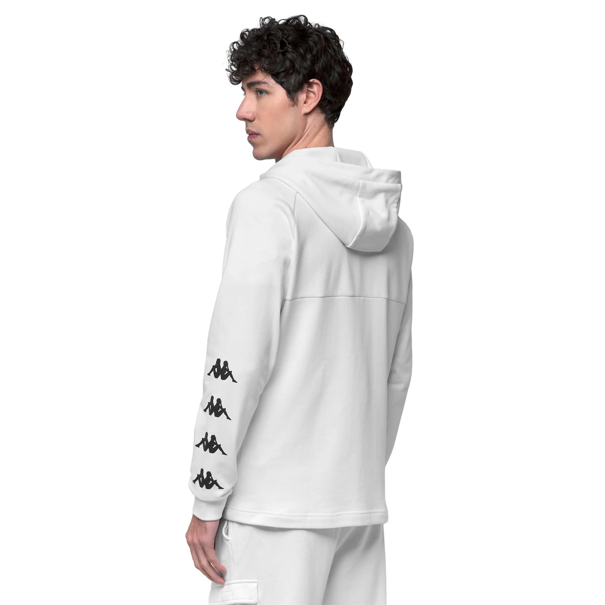 IGOJOSO - Fleece - Hoodie Full Zip - Man - White-White - Image 6