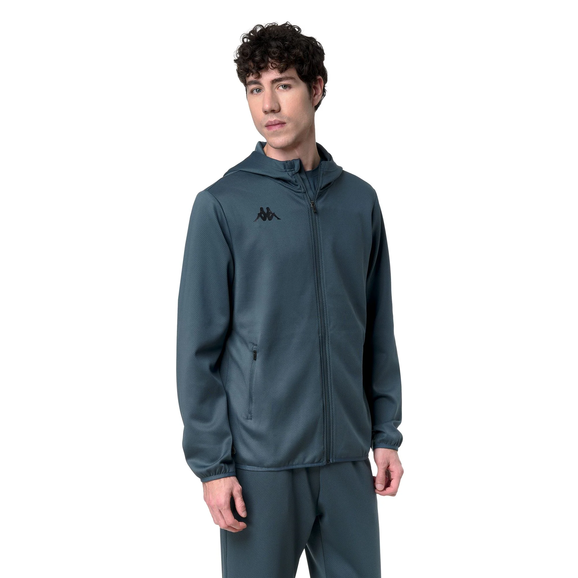 IRDUM - Fleece - Hoodie Full Zip - Man - Blue Orion - Image 4