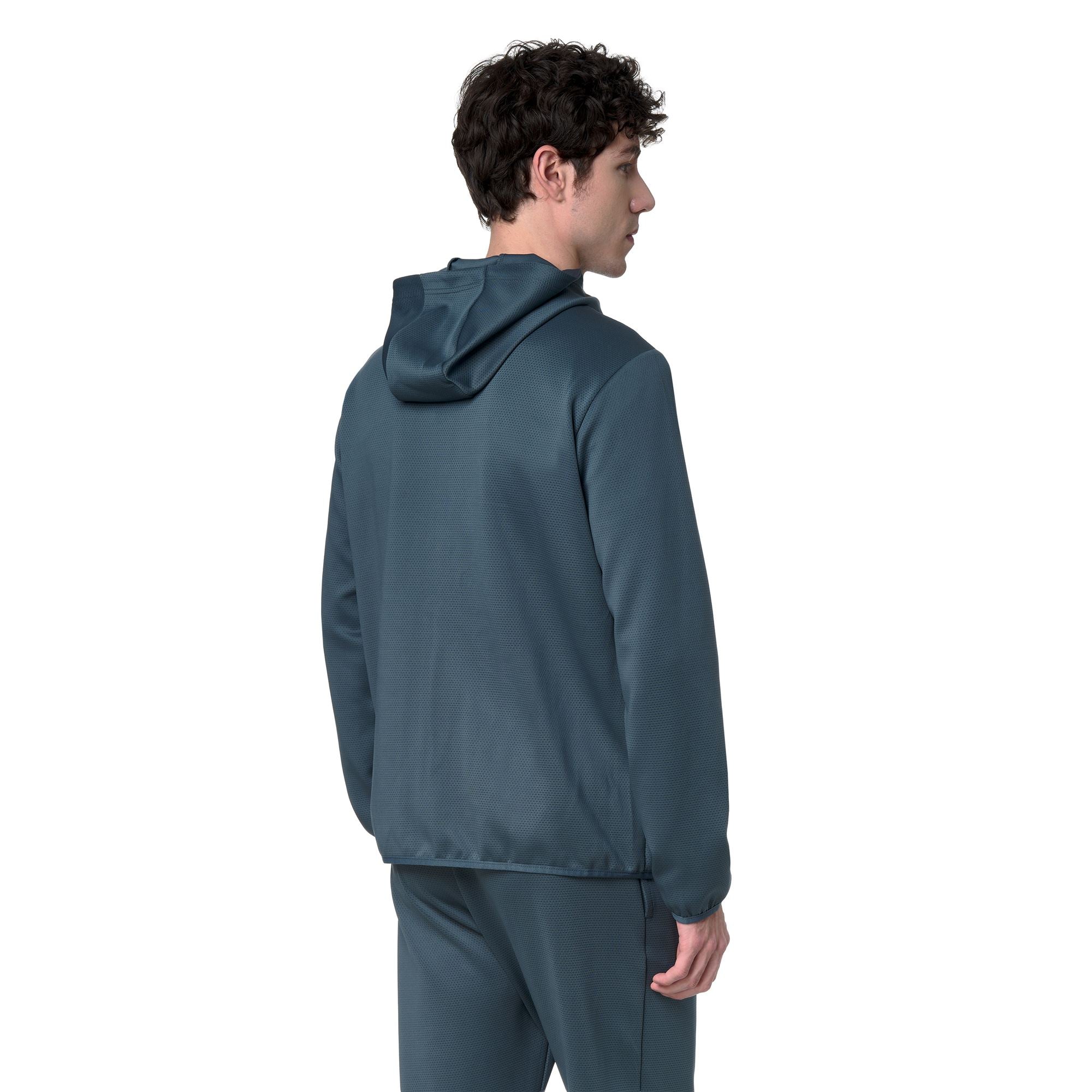IRDUM - Fleece - Hoodie Full Zip - Man - Blue Orion - Image 5