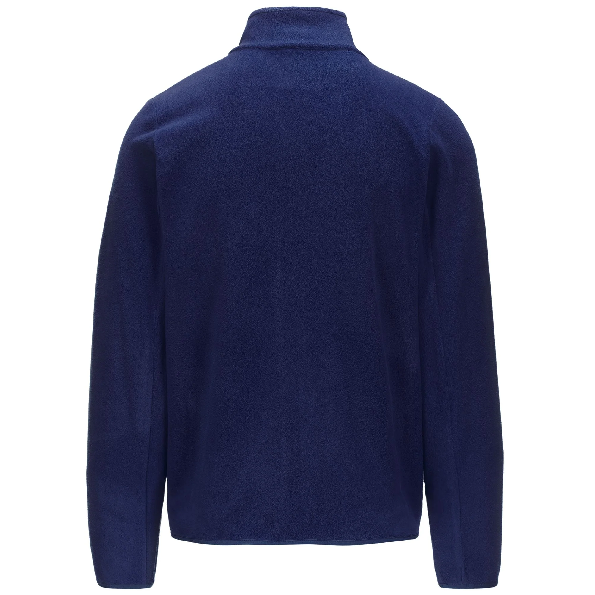 LOGO WIND - Fleece - Jacket - Man - BLUE MARINE-ORANGE - Image 3
