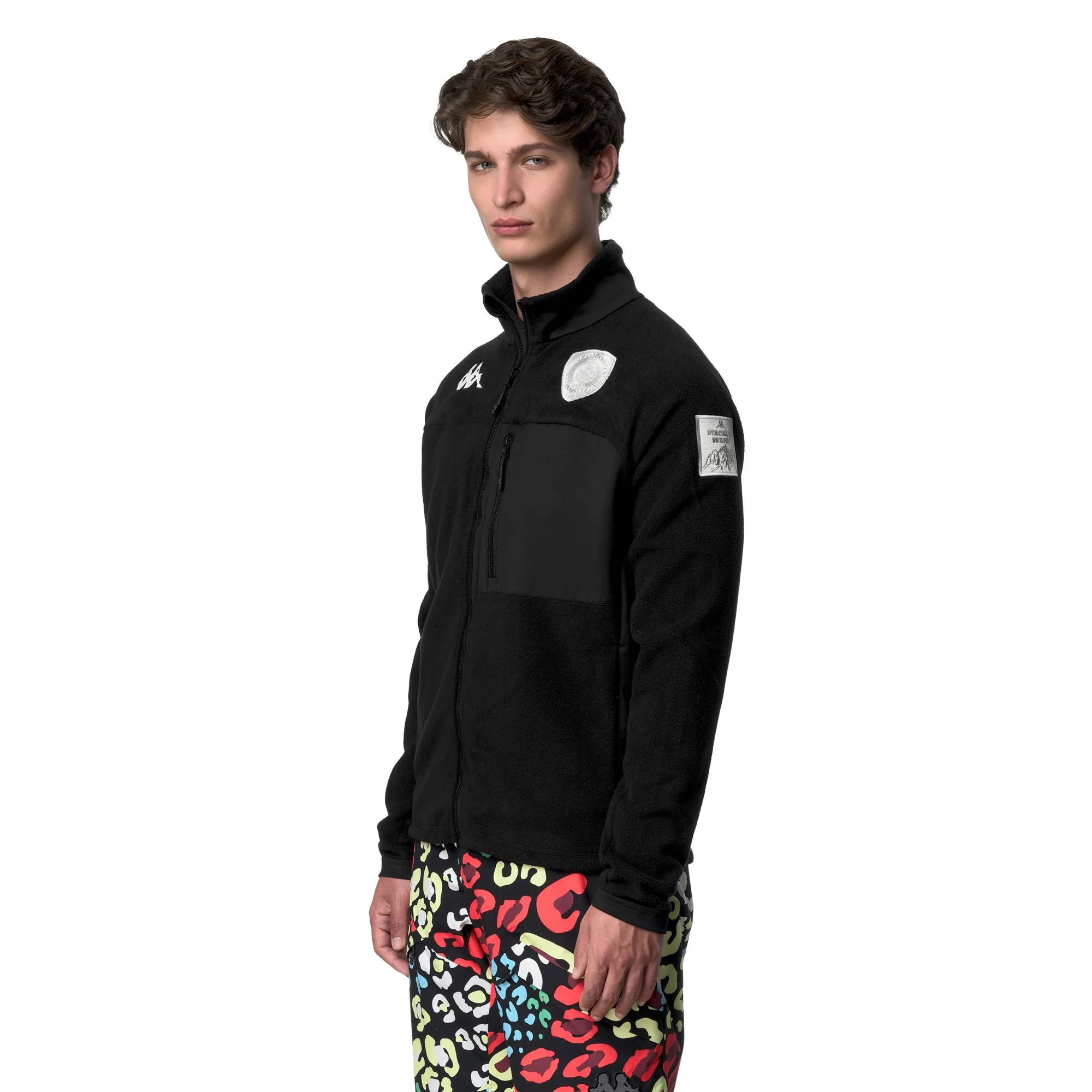 672 PREMIUM - Fleece - Jacket - Unisex - Black-White Coconut - Image 5