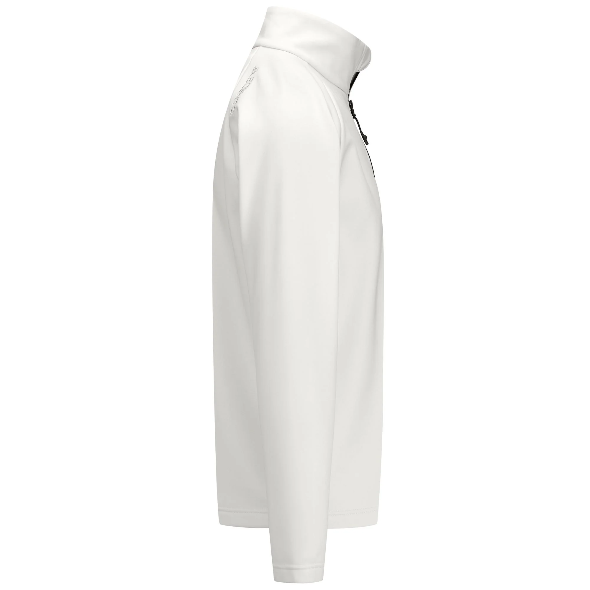 821 - Fleece - Jacket - Unisex - White Coconut-Black - Image 3