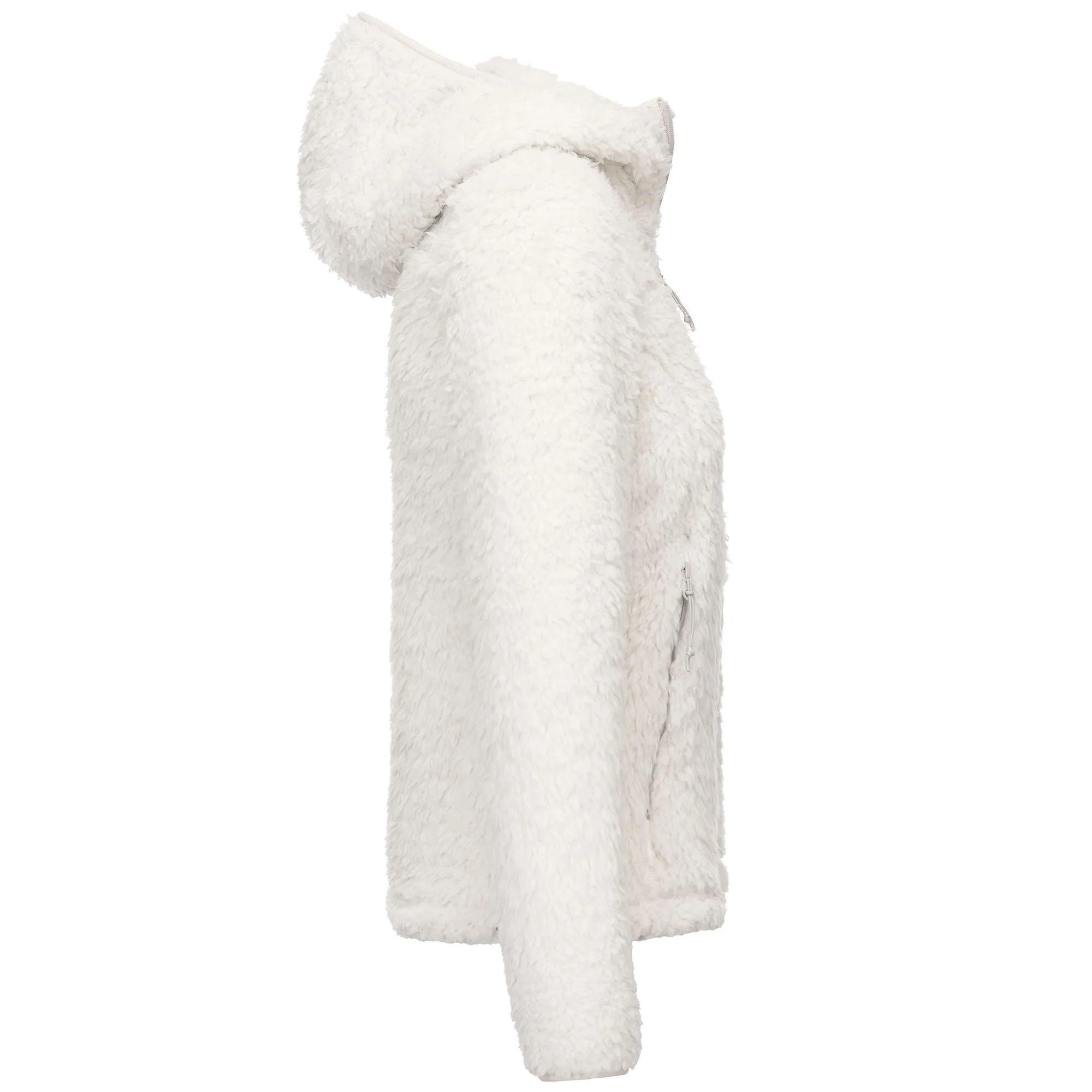 645C - Fleece - Jacket - Woman - White Coconut-Beige Stone - Image 3