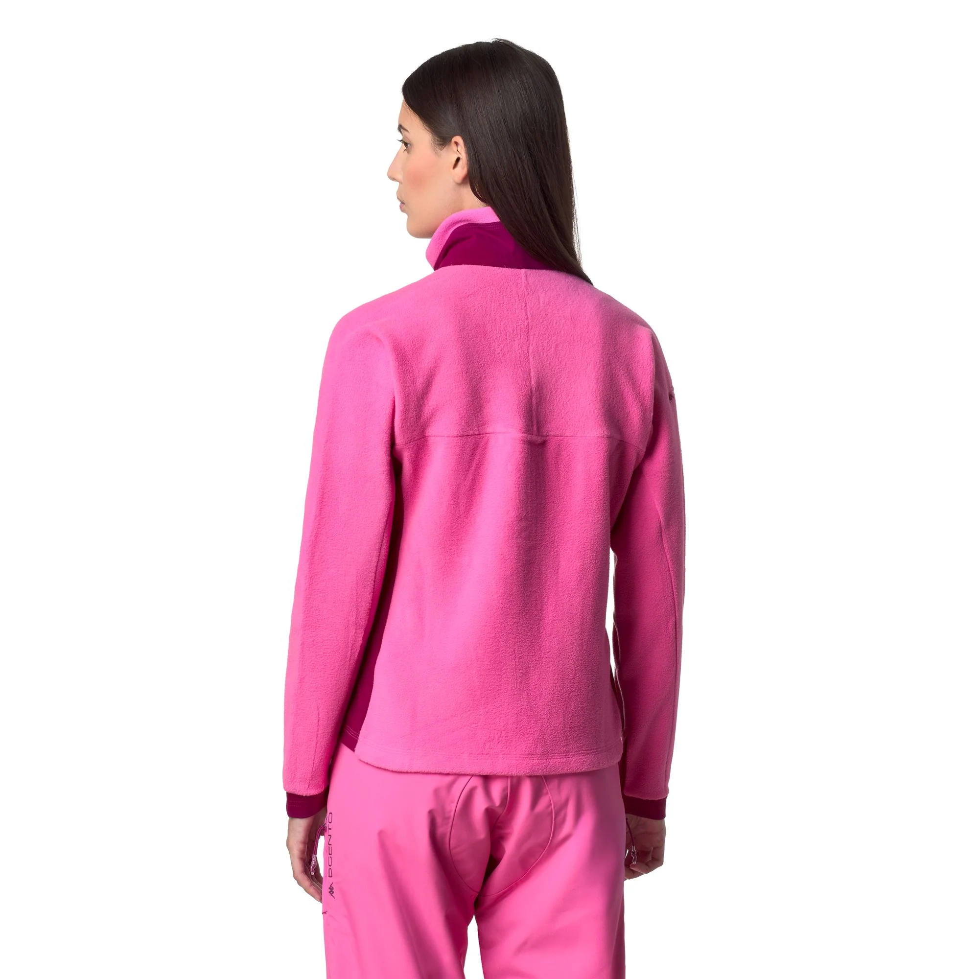 673 - Fleece - Jacket - Woman - Fuchsia Lt-Red Plum - Image 6