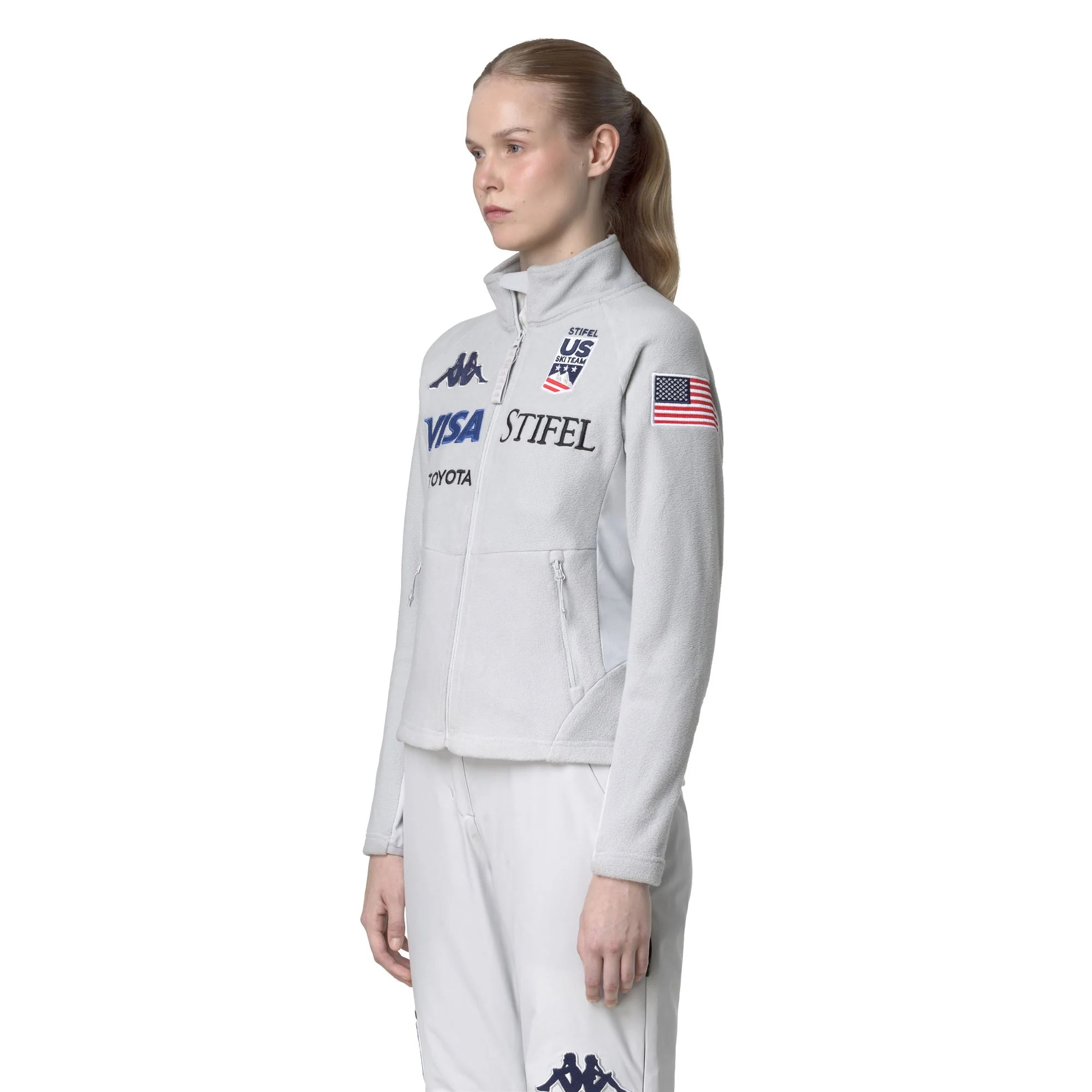 688C US - Fleece - Jacket - Woman - Grey Lt Lead - Image 5