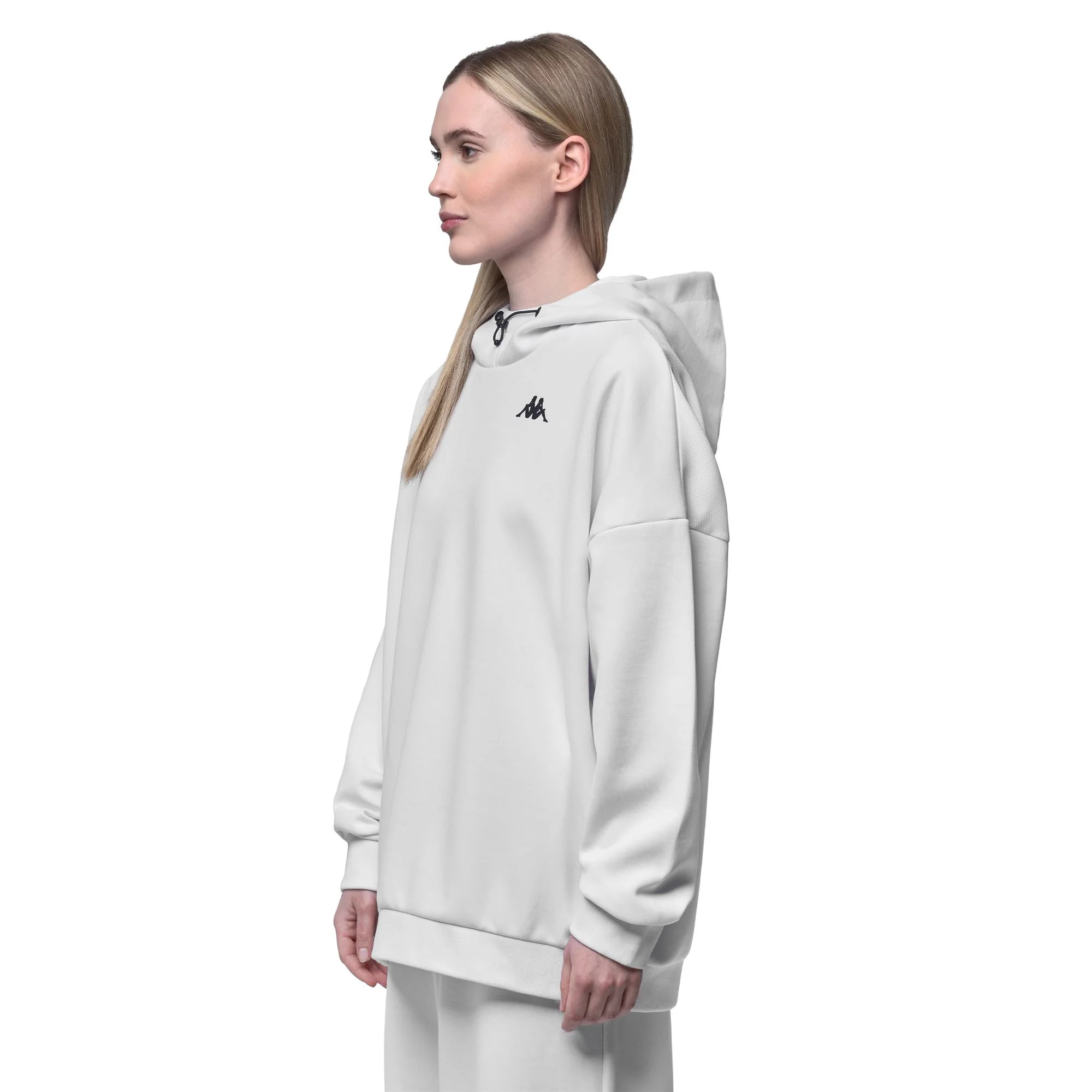 GAZZEL - Fleece - Hoodie - Woman - White-White - Image 6
