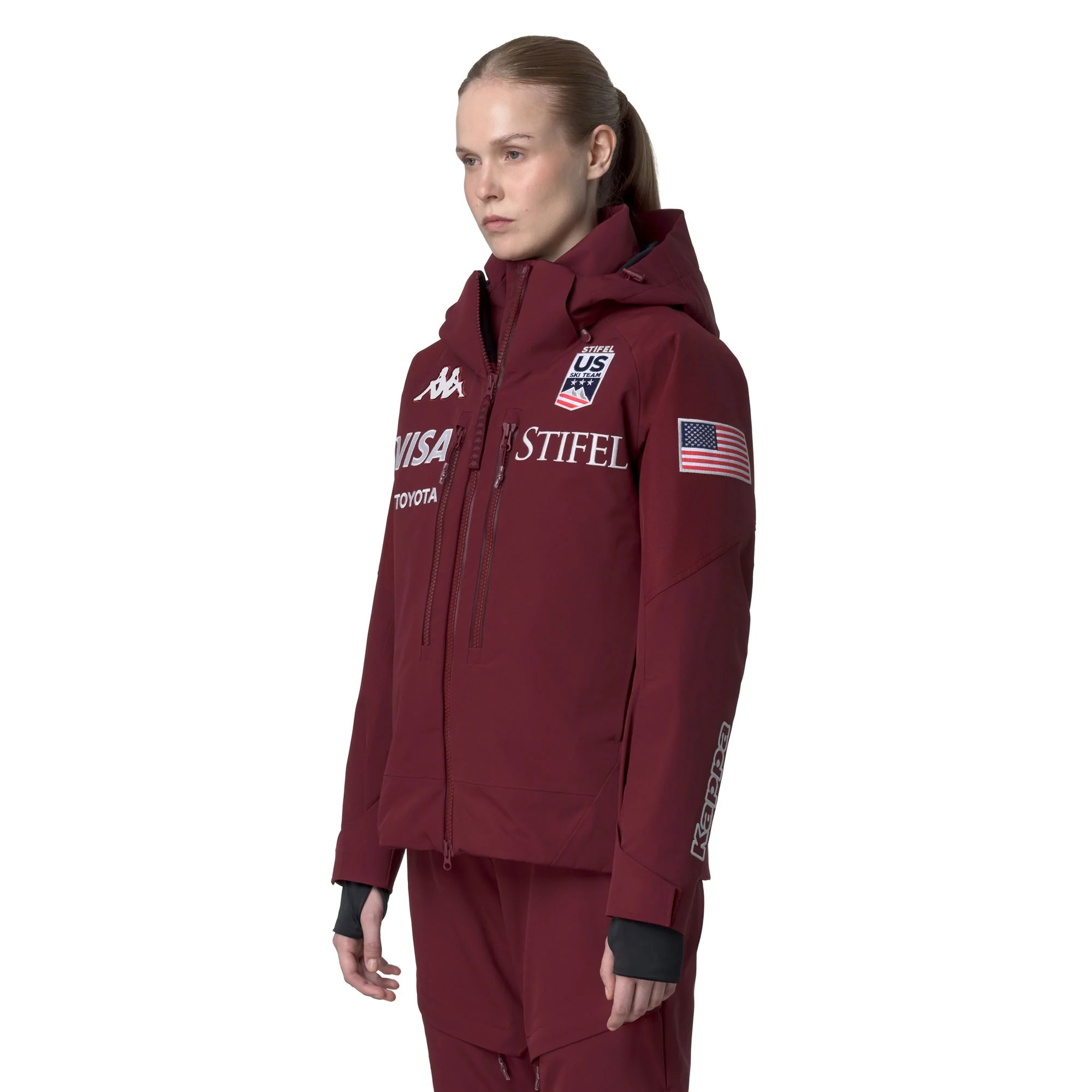 604C US - Jackets - Mid - Woman - Red Pomegranate - Image 5