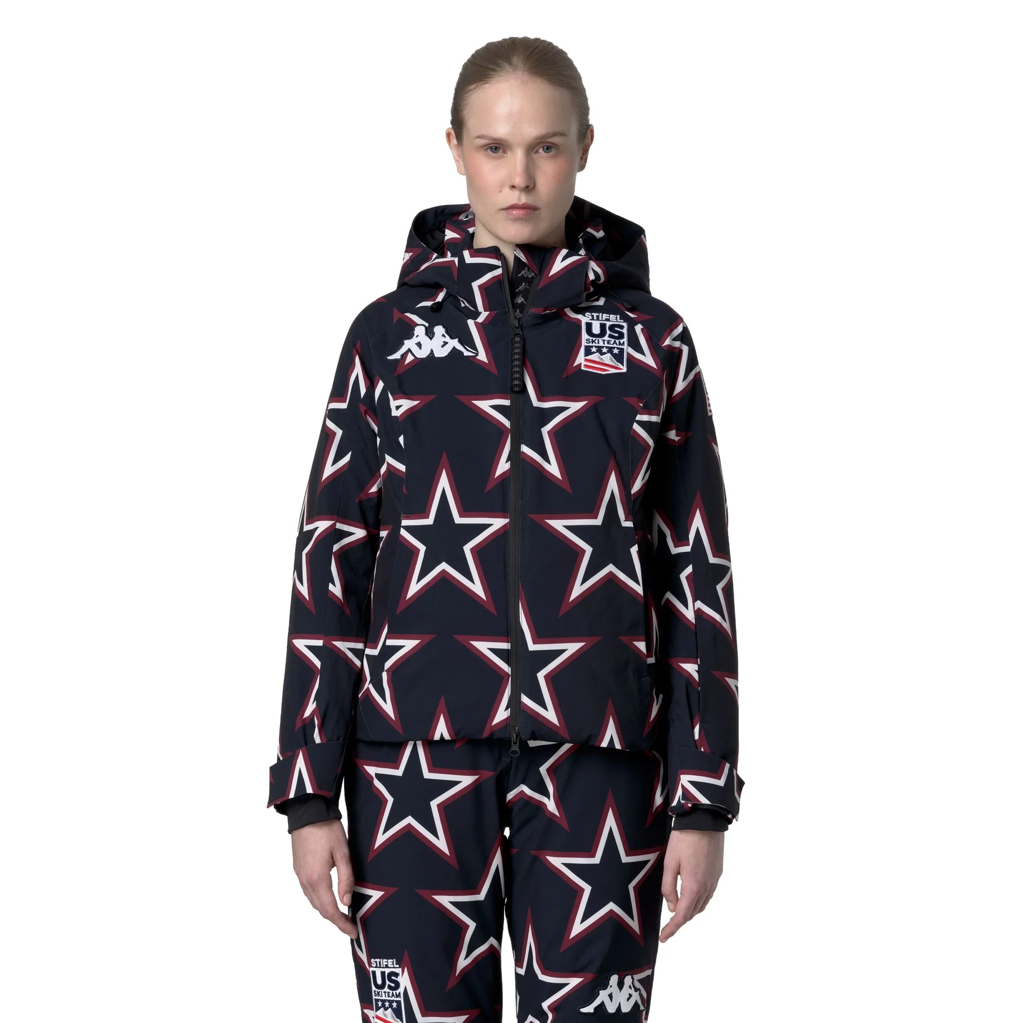 810G US - Jackets - Mid - Woman - Blue Baritone-Pomgranate-White - Image 4