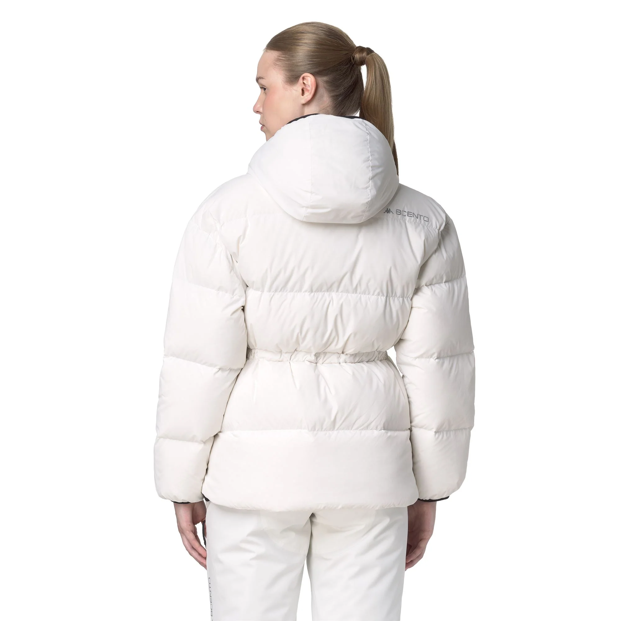 847 - Jackets - Mid - Woman - White Coconut-Black - Image 6