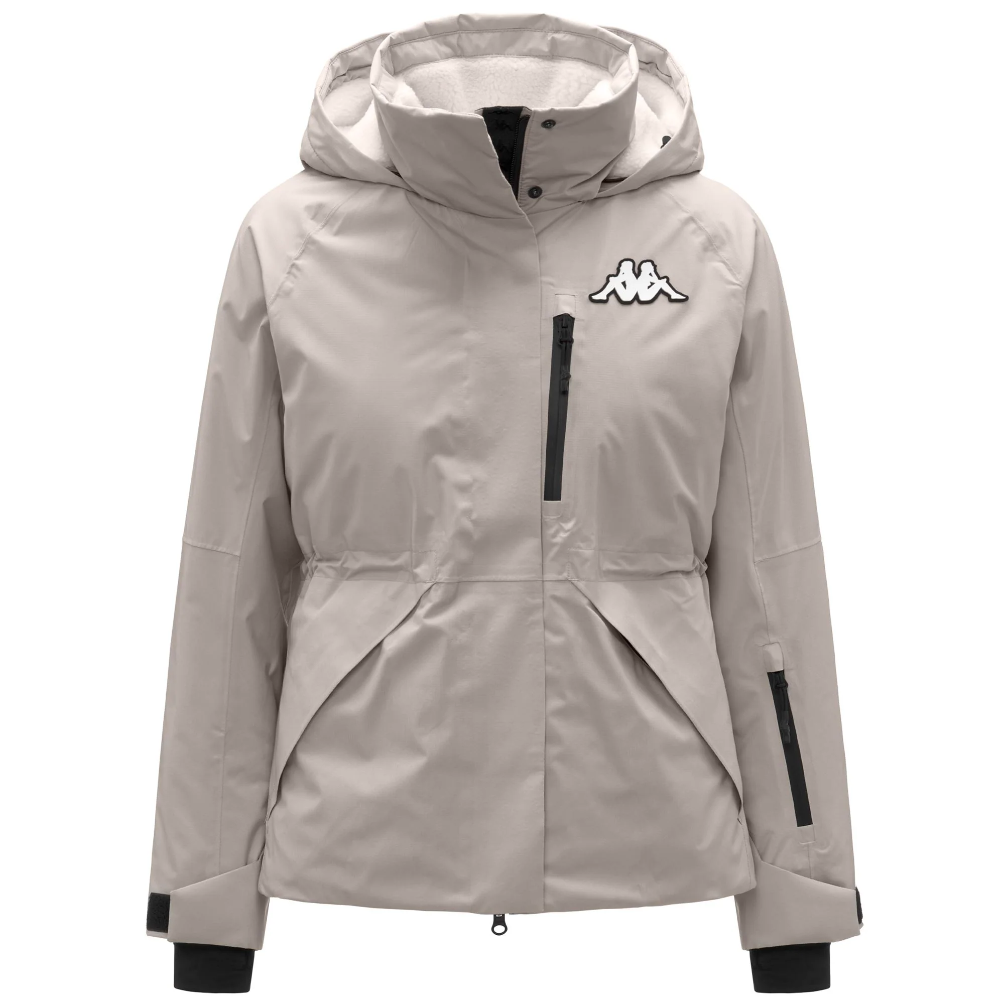875 - Jackets - Mid - Woman - Beige Stone-Black - Image 2
