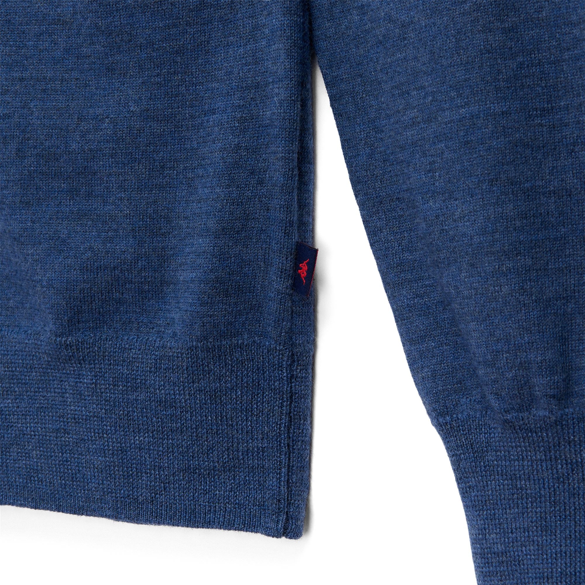 RUNELLI - KNITWEAR - Pull  Over - Man - BLUE DK DENIM - Image 3