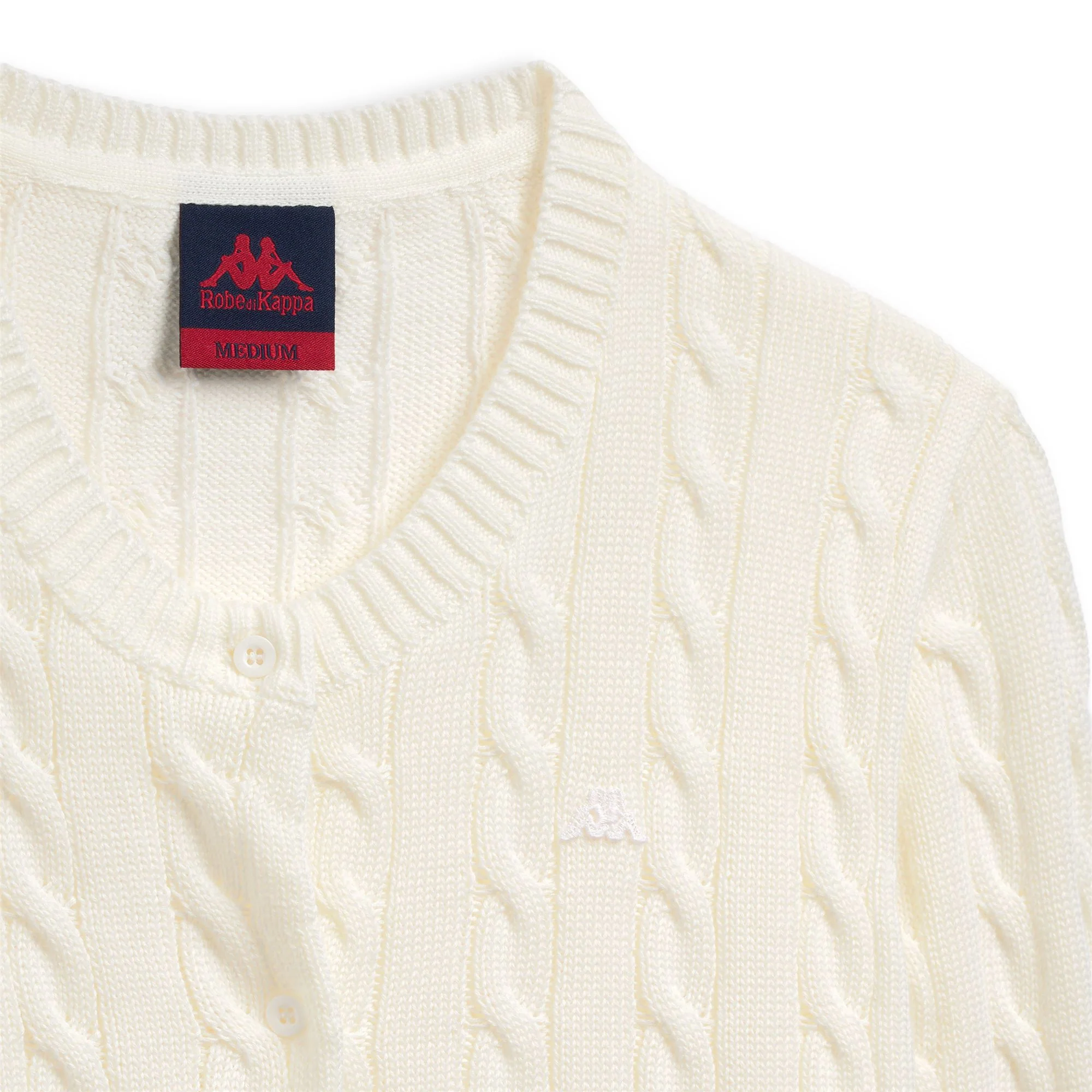 ALISSA - KNITWEAR - Cardigan - Woman - WHITE CLOUD - Image 3