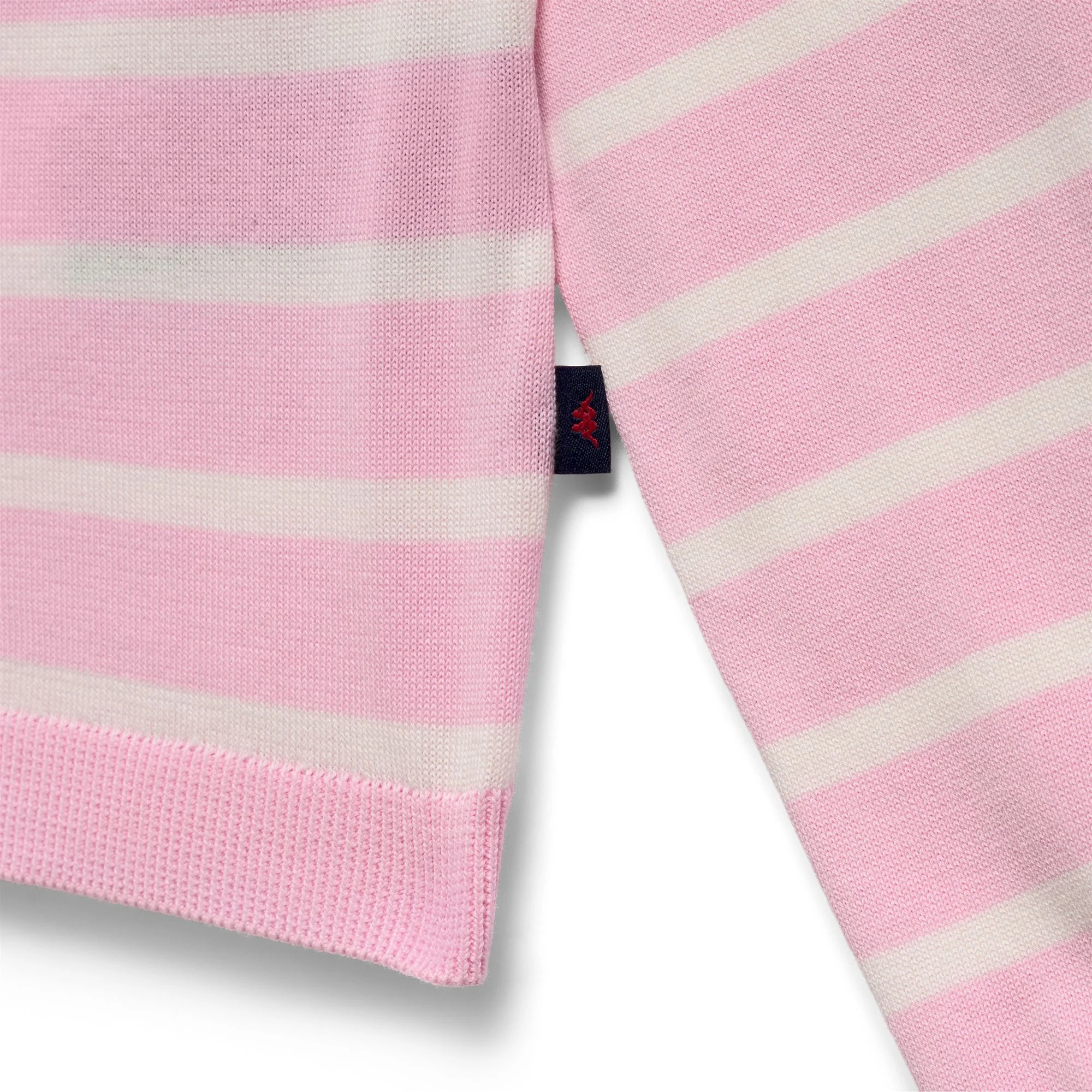 MALLORY - KNITWEAR - Pull  Over - Woman - PINK MIST-WHITE CLOUD - Image 3