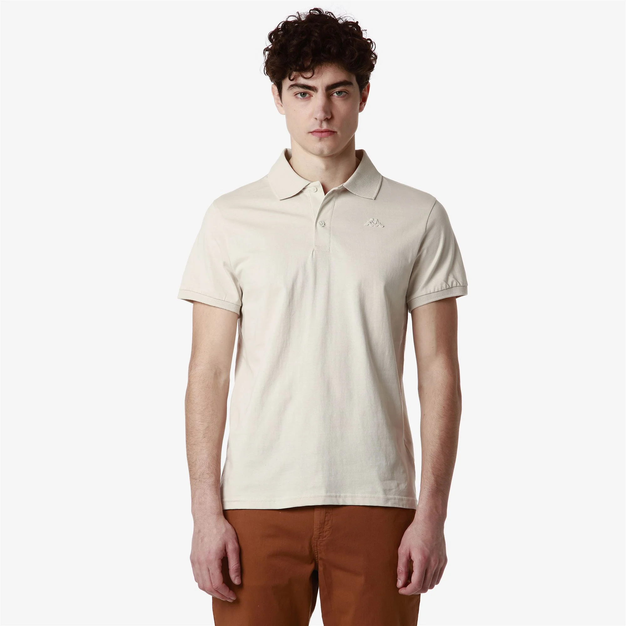 AARAU - La polo Robe di Kappa - Polo - Man - BEIGE  MOONBEAM - Image 2