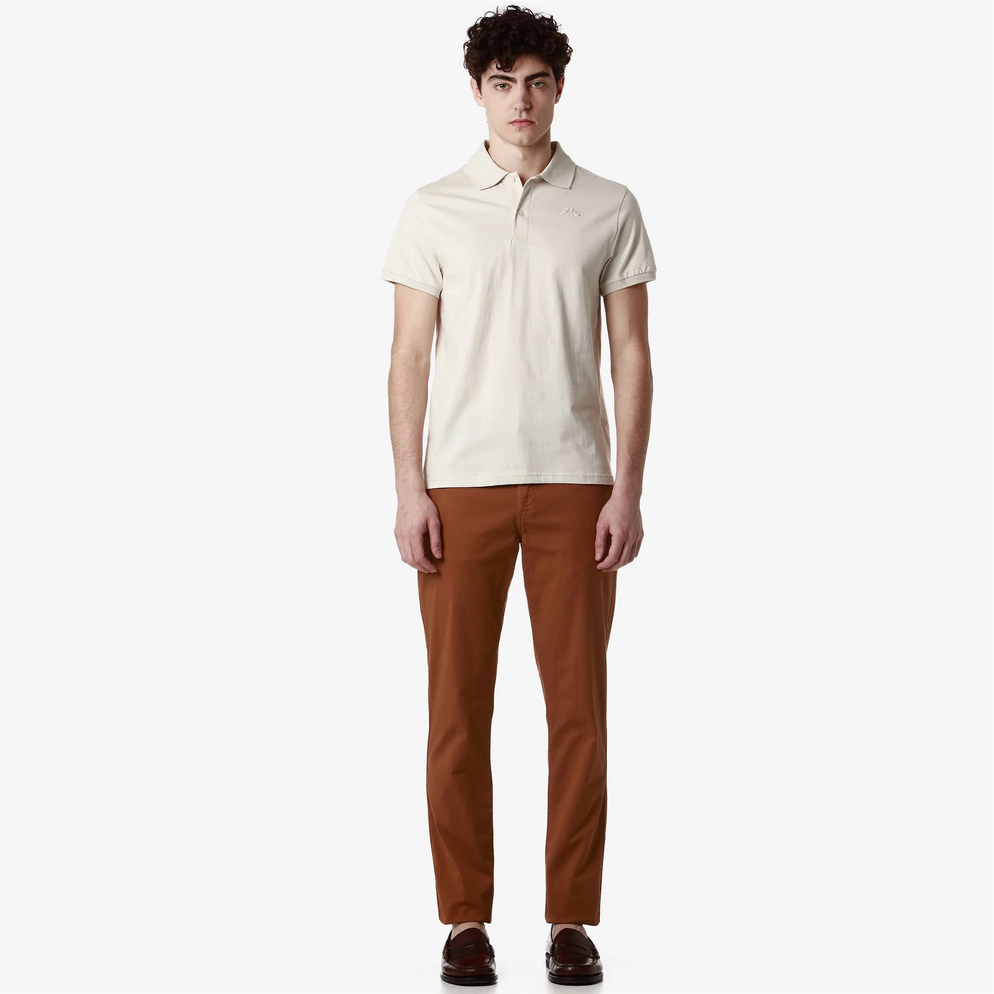 AARAU - La polo Robe di Kappa - Polo - Man - BEIGE  MOONBEAM - Image 5