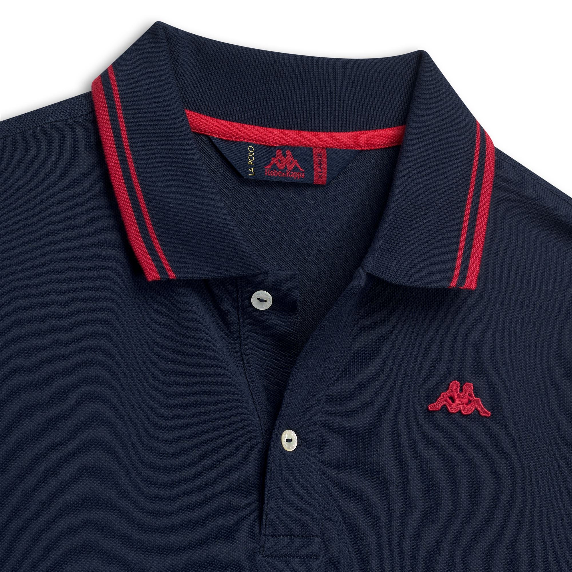 HARRY - La polo Robe di Kappa - Polo - Man - BLUE IRIS-RED MD CORAL - Image 3