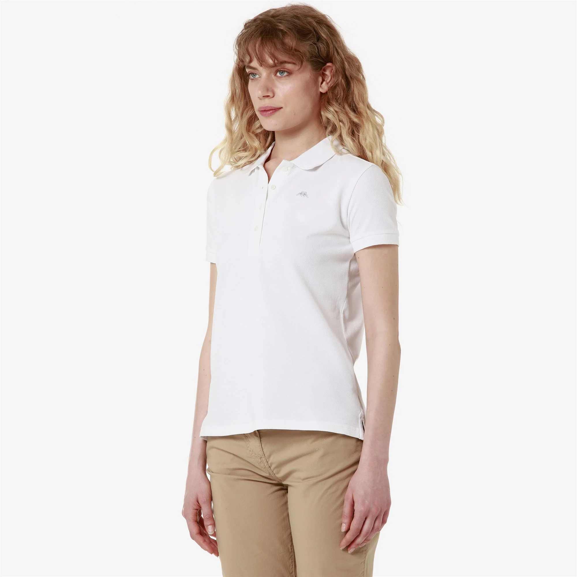 CARLY - La polo Robe di Kappa - Polo - Woman - WHITE - Image 3