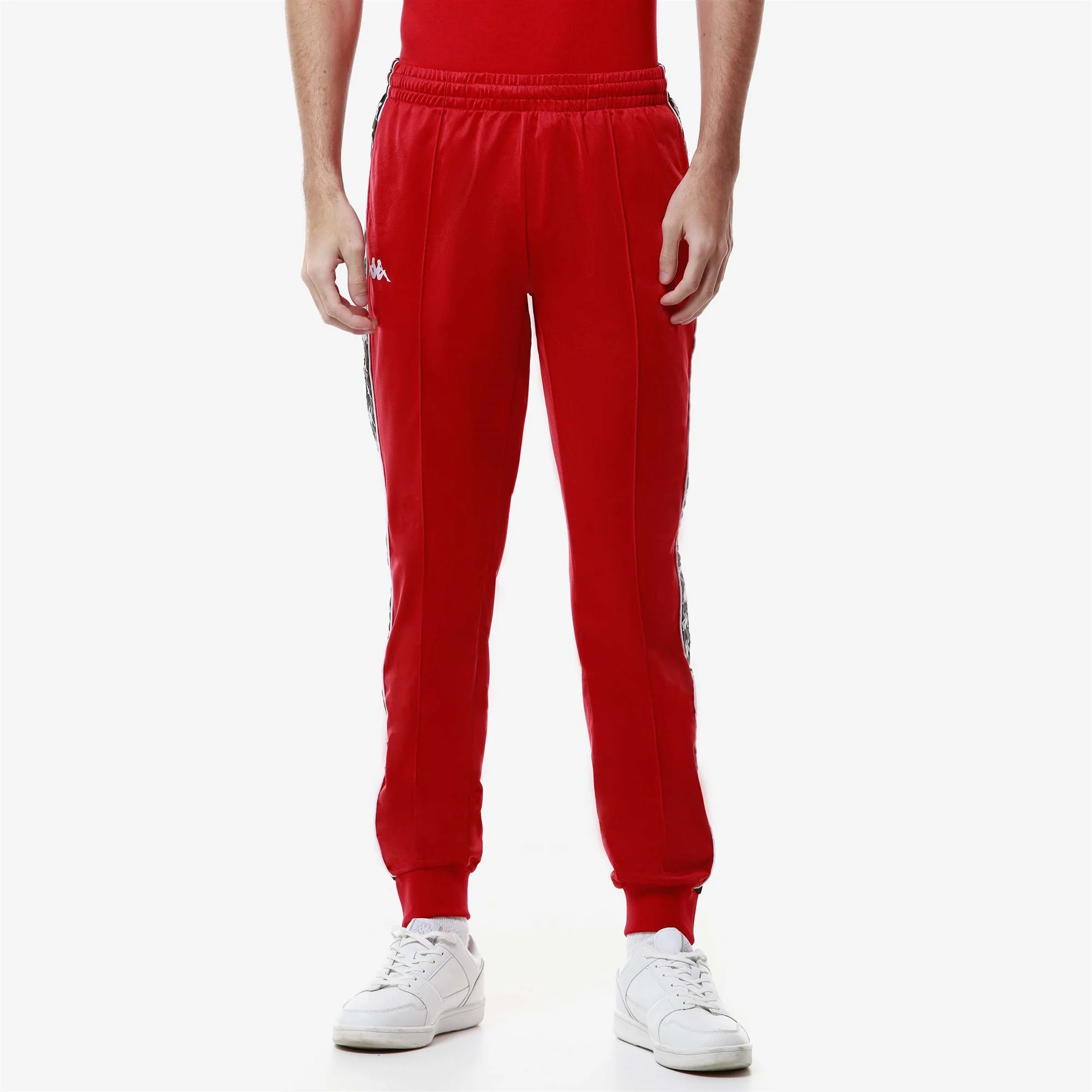 222 BANDA    RASTORIA SLIM - Pants - Sport Trousers - Man - RED-BLACK - Image 4