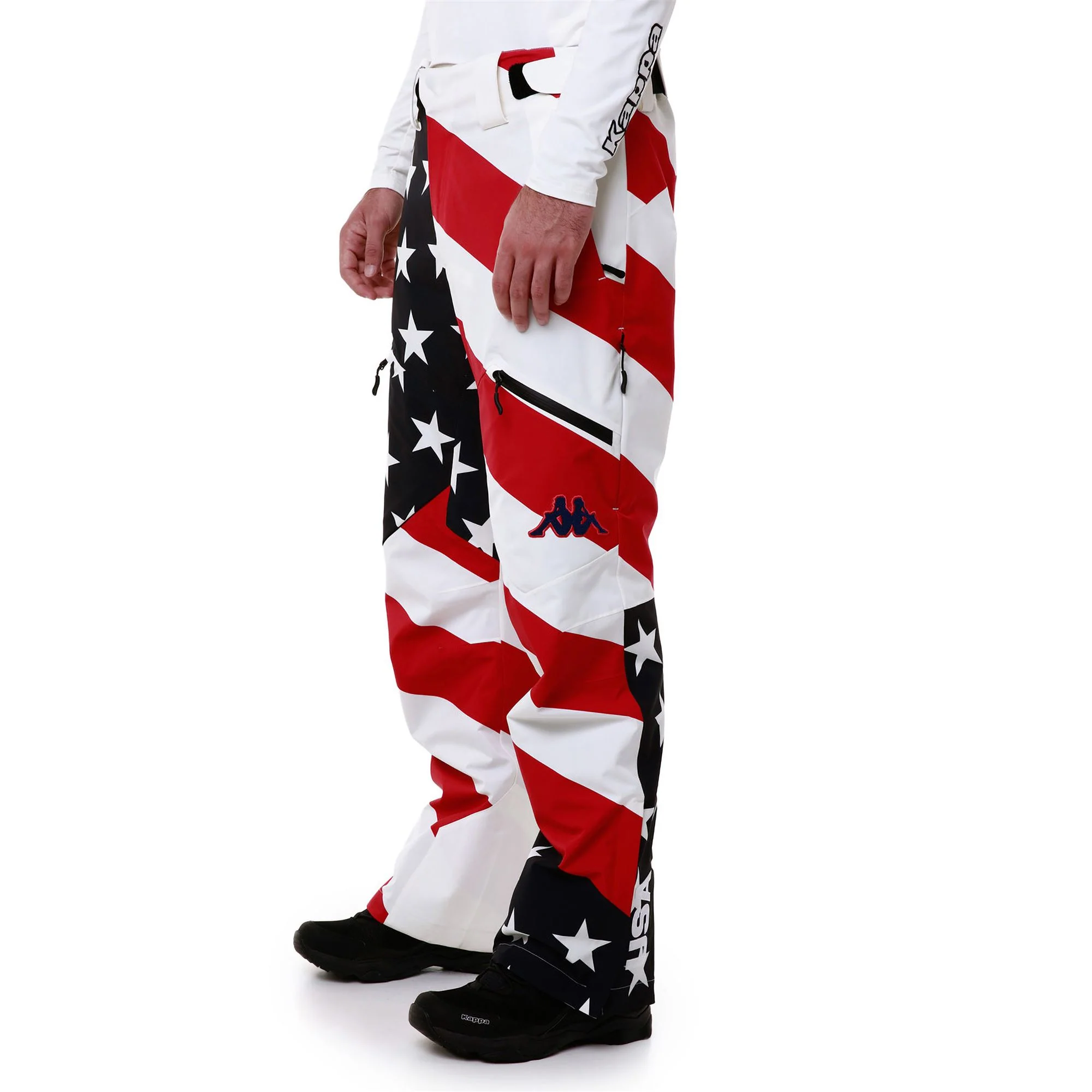6CENTO 622G HZ US - Pants - Sport Trousers - Man - BLUE DK NAVY-WHITE MILK-RED-BLUE DK - Image 4