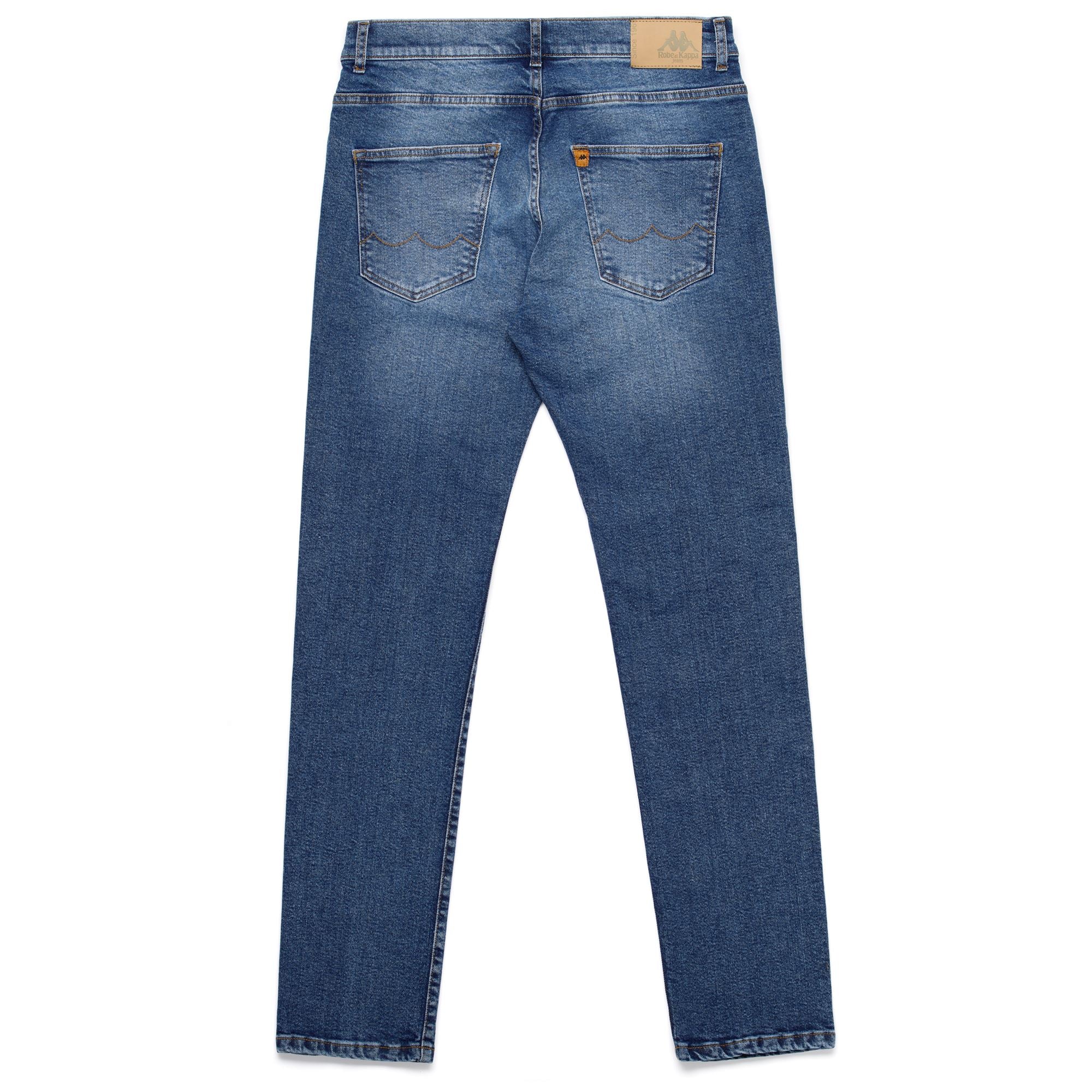HUGES - Pants - 5 Pockets - Man - Mid Blue Indigo - Image 2