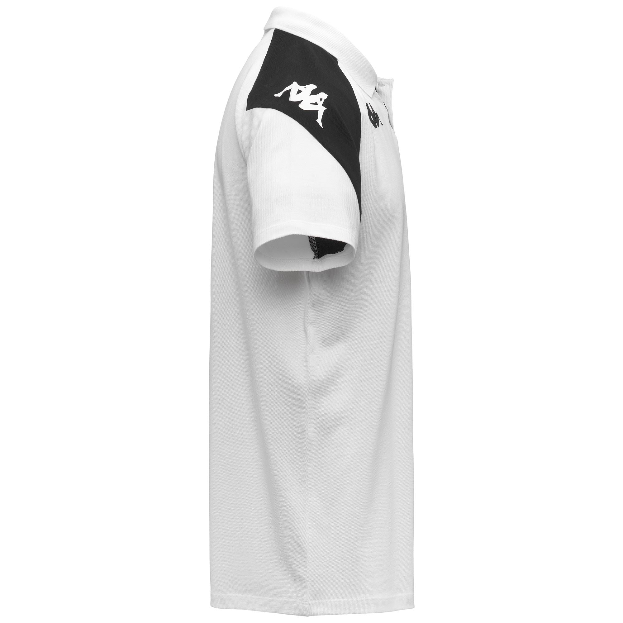 KAPPA4FOOTBALL   LANETTO - Polo Shirts - Polo - Man - WHITE-BLACK - Image 2