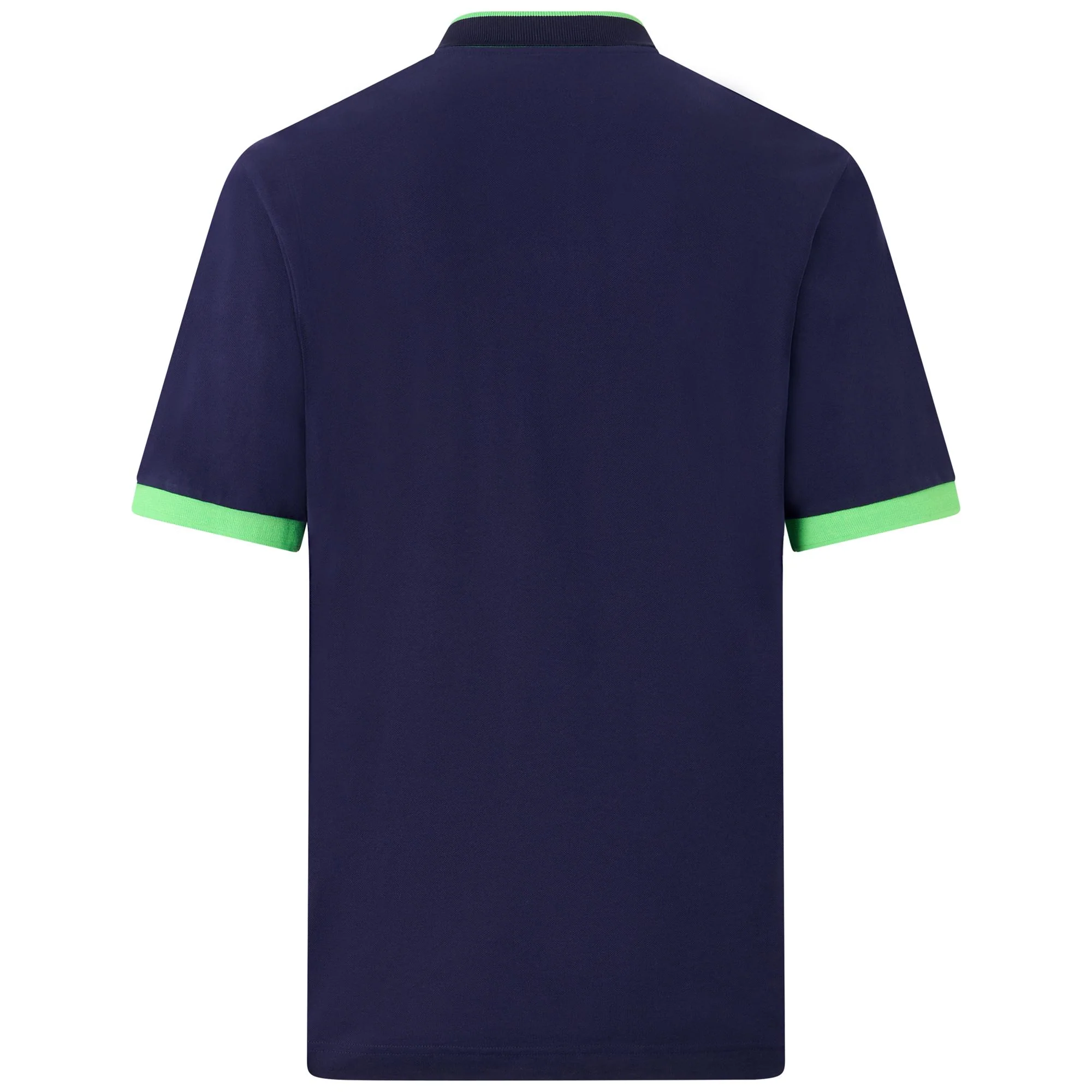 LOGO  NEON - Polo Shirts - Polo - Man - BLUE MARINE-NEON GREEN - Image 3