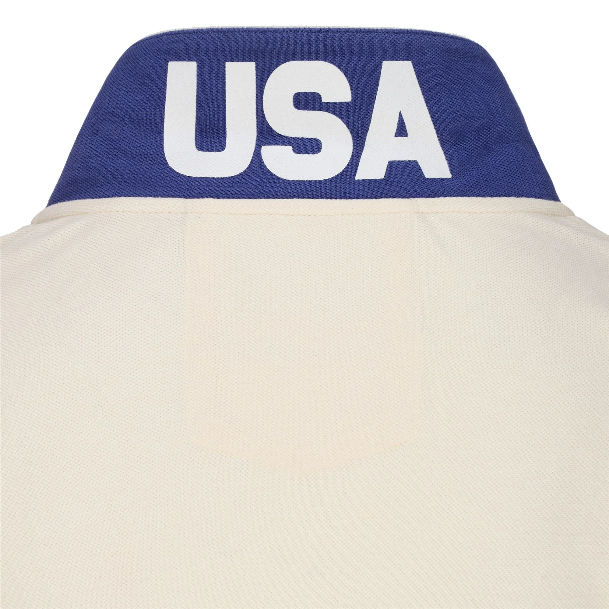 SUPPORTER ANGATA USA US - Polo Shirts - Polo - Unisex - WHITE MILK-BLUE FIORD - Image 4