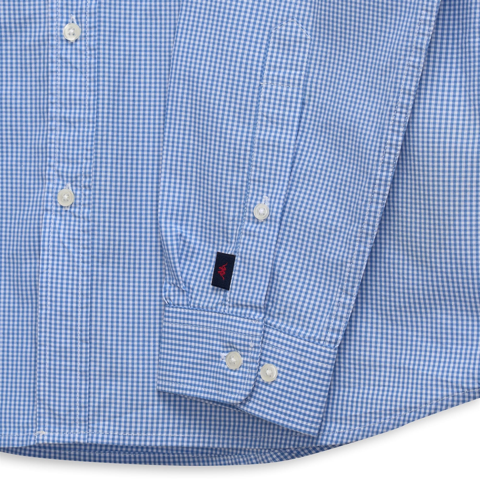 NICABAR - SHIRTS - Button  Down - Man - WHITE-AZURE CHECK - Image 3