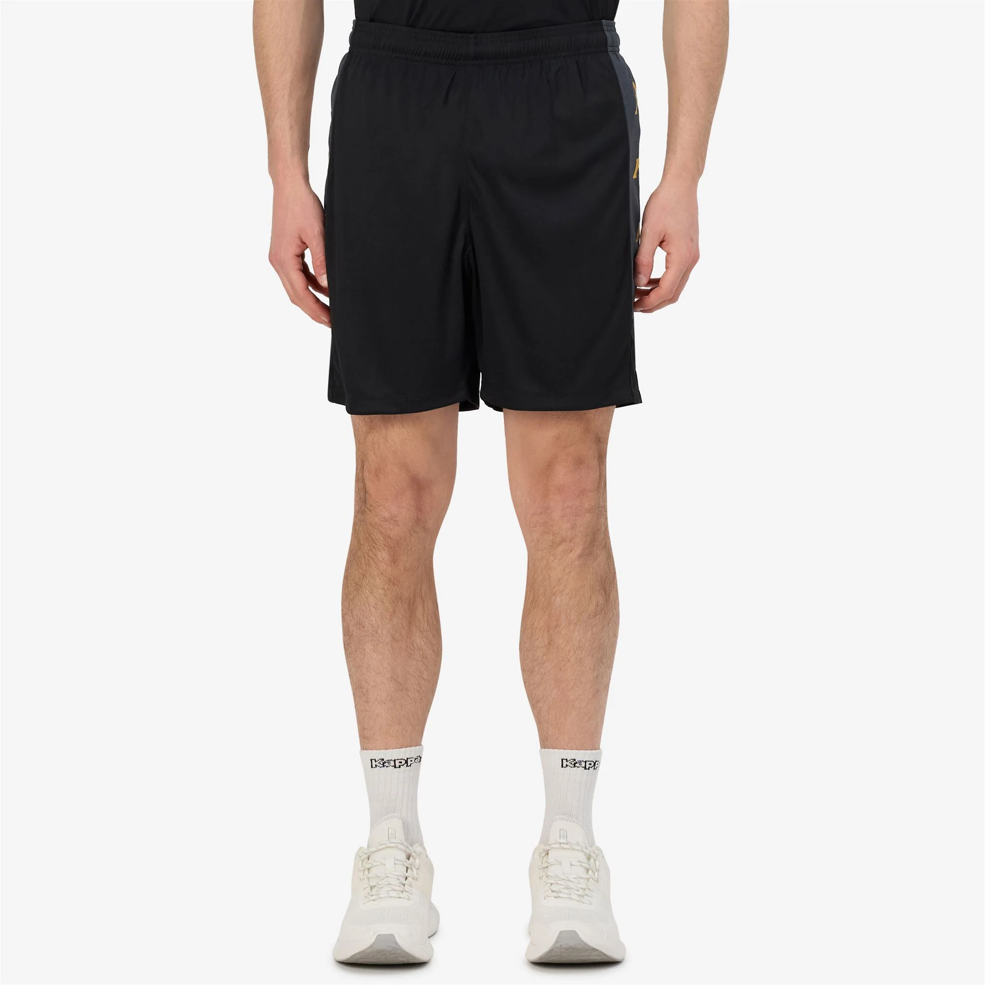 KAPPA4FOOTBALL GONDO - Shorts - Sport  Shorts - Man - BLACK-GREY DK - Image 5