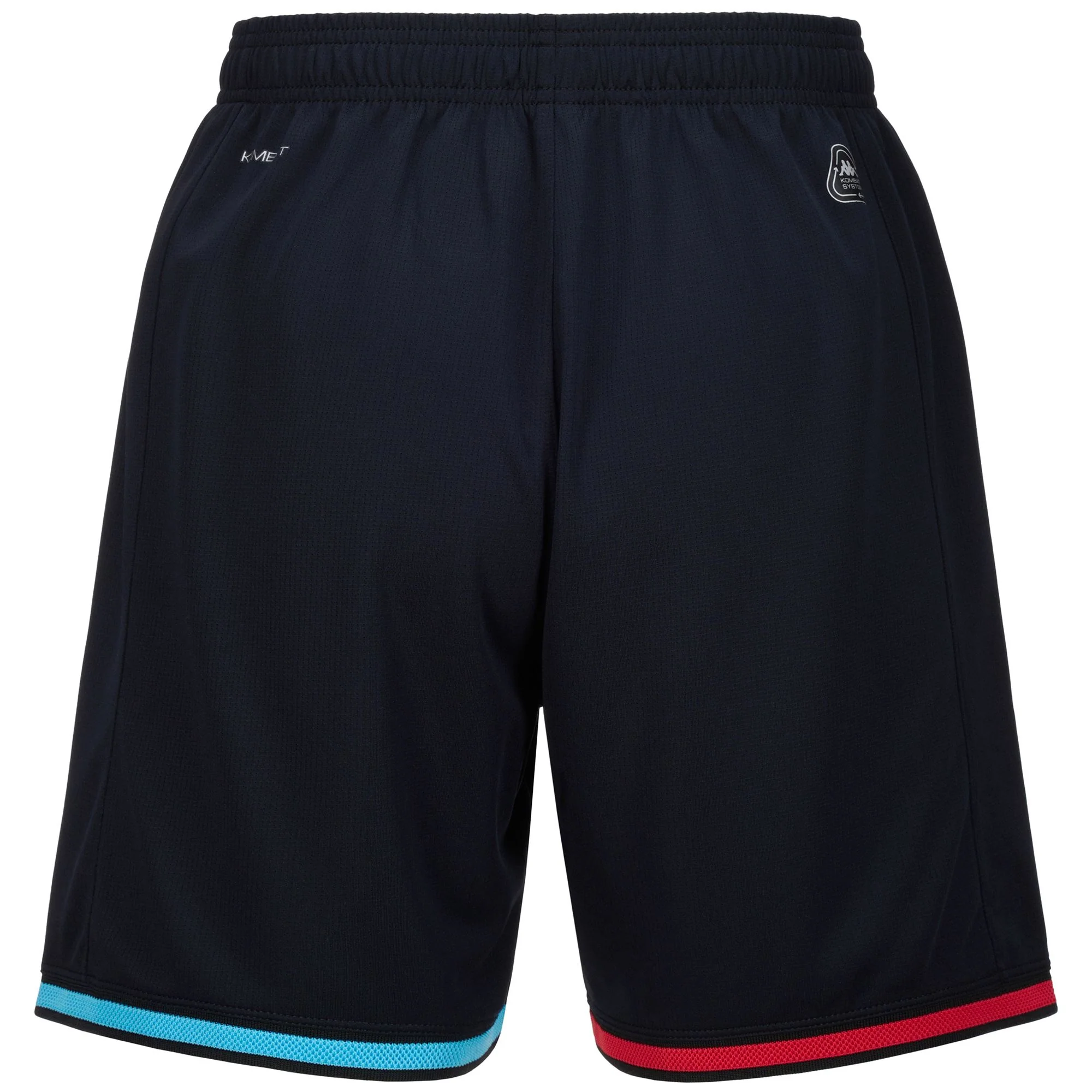 KOMBAT RYDER VALLADOLID - Shorts - Sport  Shorts - Man - BLACK-RED-BLUE LIGHT-SPONSOR - Image 3