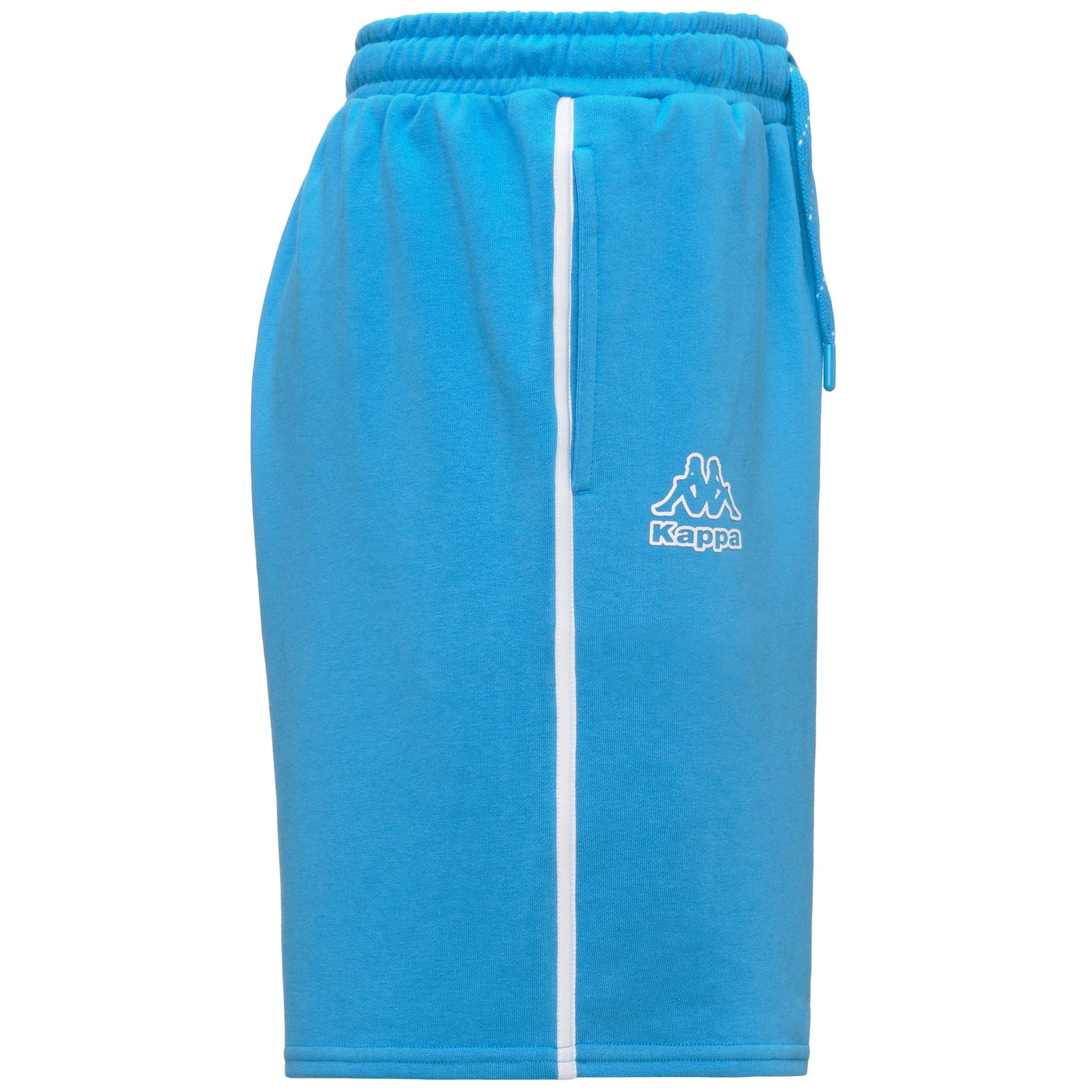 LOGO IDEFI - Shorts - Sport  Shorts - Man - BLUE MALIBU-WHITE - Image 2